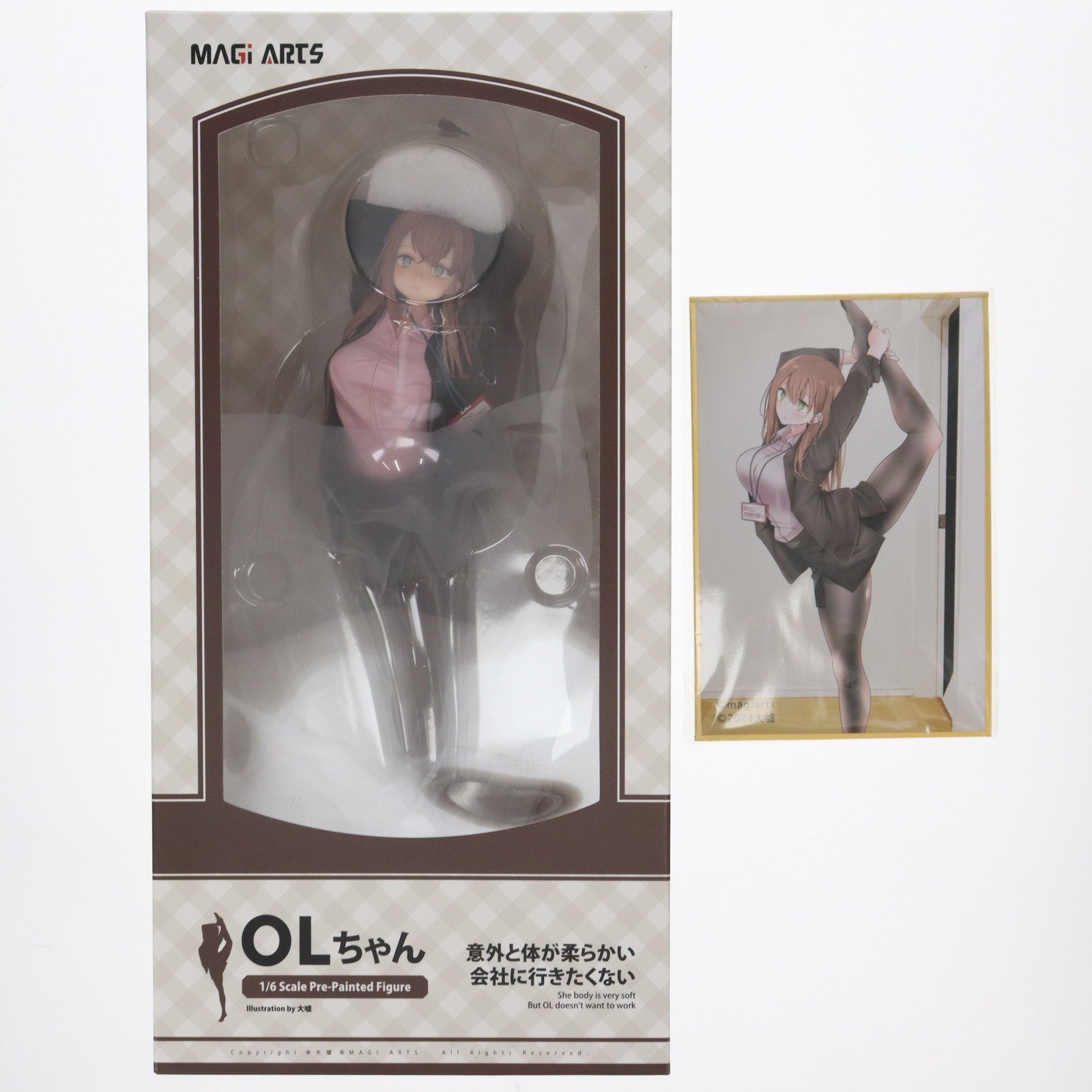 【中古即納】[FIG] 色紙付属 意外と体が柔らかい会社に行きたくないOLちゃん ピンクVer. 1/6 完成品 フィギュア MAGI ARTS(マギアーツ)(20250131)
