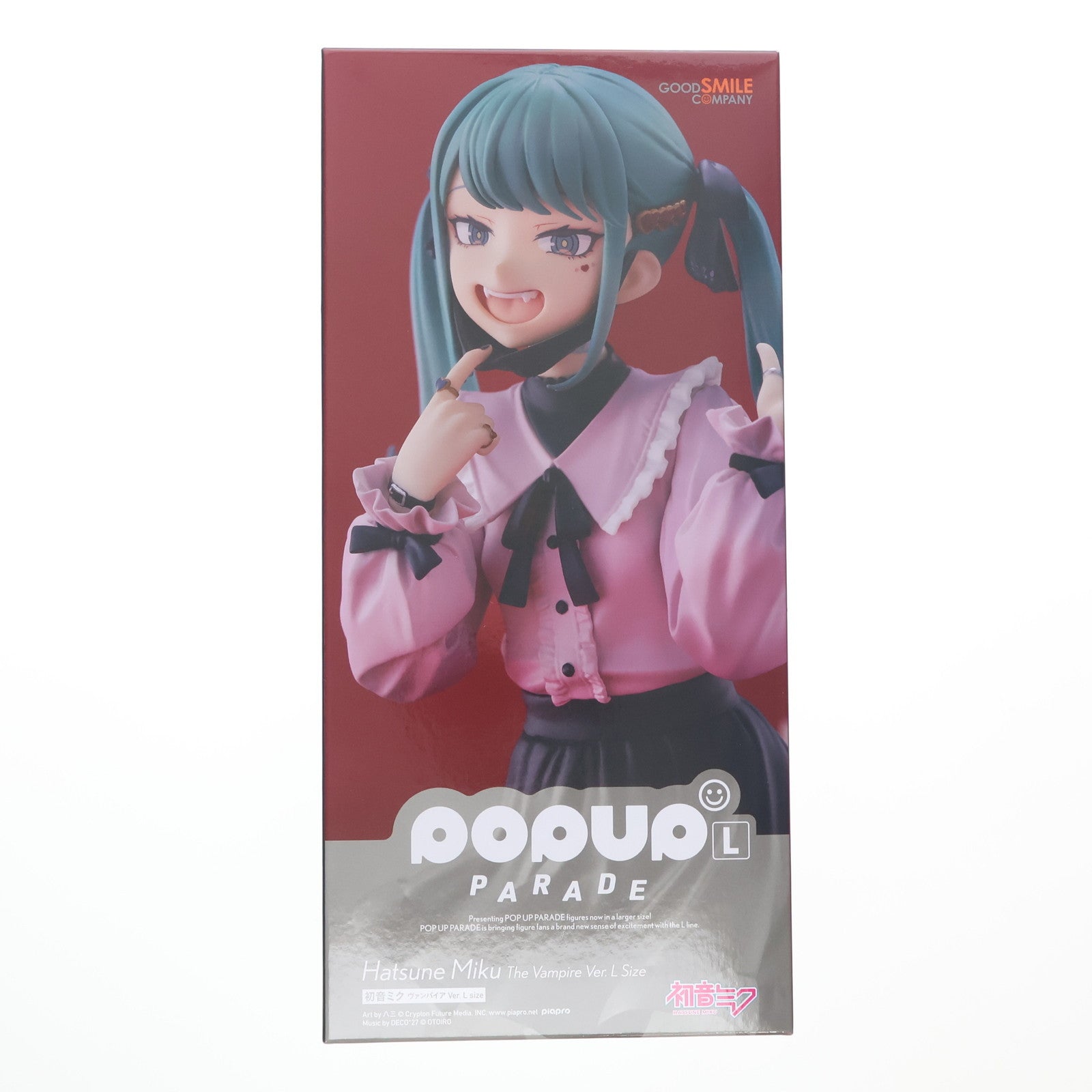 【新品即納】[FIG] (再販) POP UP PARADE(ポップアップパレード) 初音ミク ヴァンパイアVer. L size キャラクター・ボーカル・シリーズ01 初音ミク 完成品 フィギュア グッドスマイルカンパニー(20250525)
