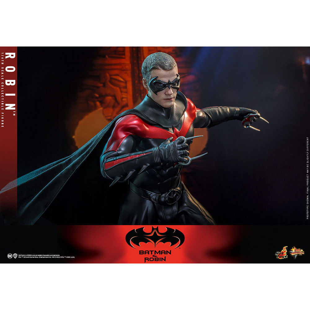 【中古即納】[FIG] ムービー・マスターピース ロビン バットマン&ロビン Mr.フリーズの逆襲 1/6 完成品 可動フィギュア(MM#787) ホットトイズ(20260131)