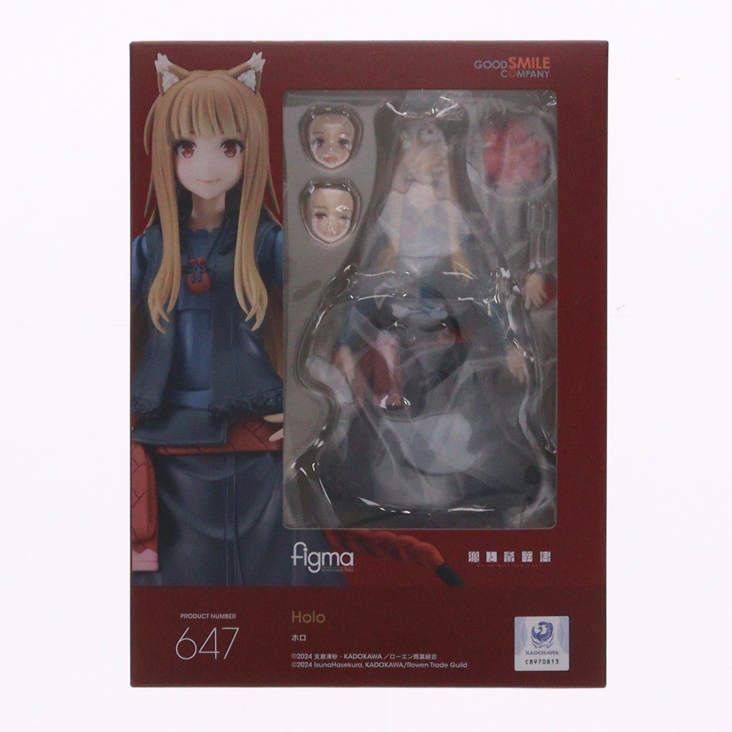 【中古即納】[FIG] figma(フィグマ) 647 ホロ 狼と香辛料 MERCHANT MEETS THE WISE WOLF 完成品 可動フィギュア グッドスマイルカンパニー(20260227)