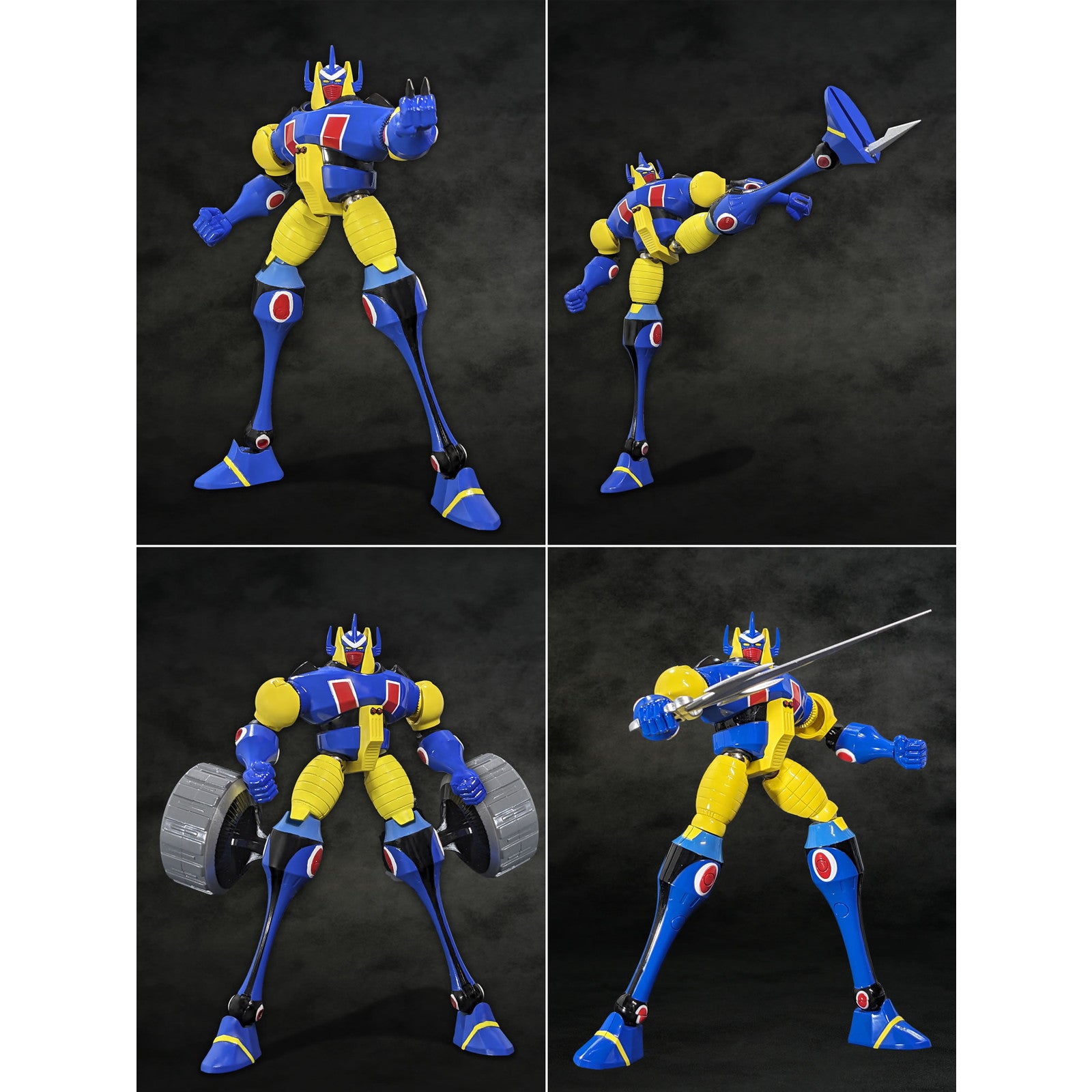 【新品即納】[FIG] ネオダイナマイトアクション ガ・キーン Ver.2 マグネロボ ガ・キーン 完成品 可動フィギュア エヴォリューショントイ(EVOLUTION・TOY)(20250531)
