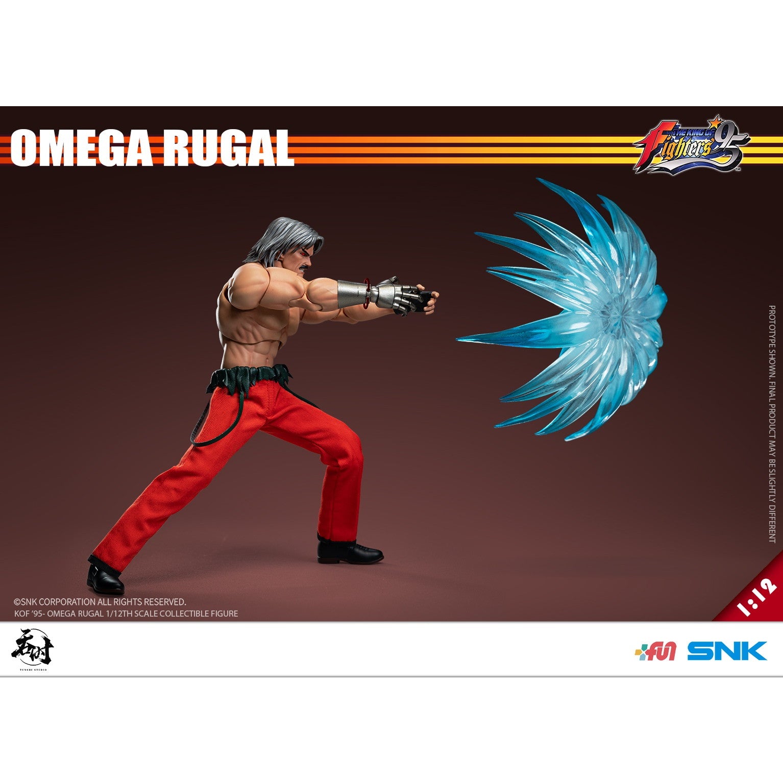 【新品即納】[FIG] オメガ・ルガール THE KING OF FIGHTERS '95(ザ・キング・オブ・ファイターズ95) 1/12 完成品 アクションフィギュア(TS-016) TUNSHI STUDIO(タンシスタジオ)(20250630)