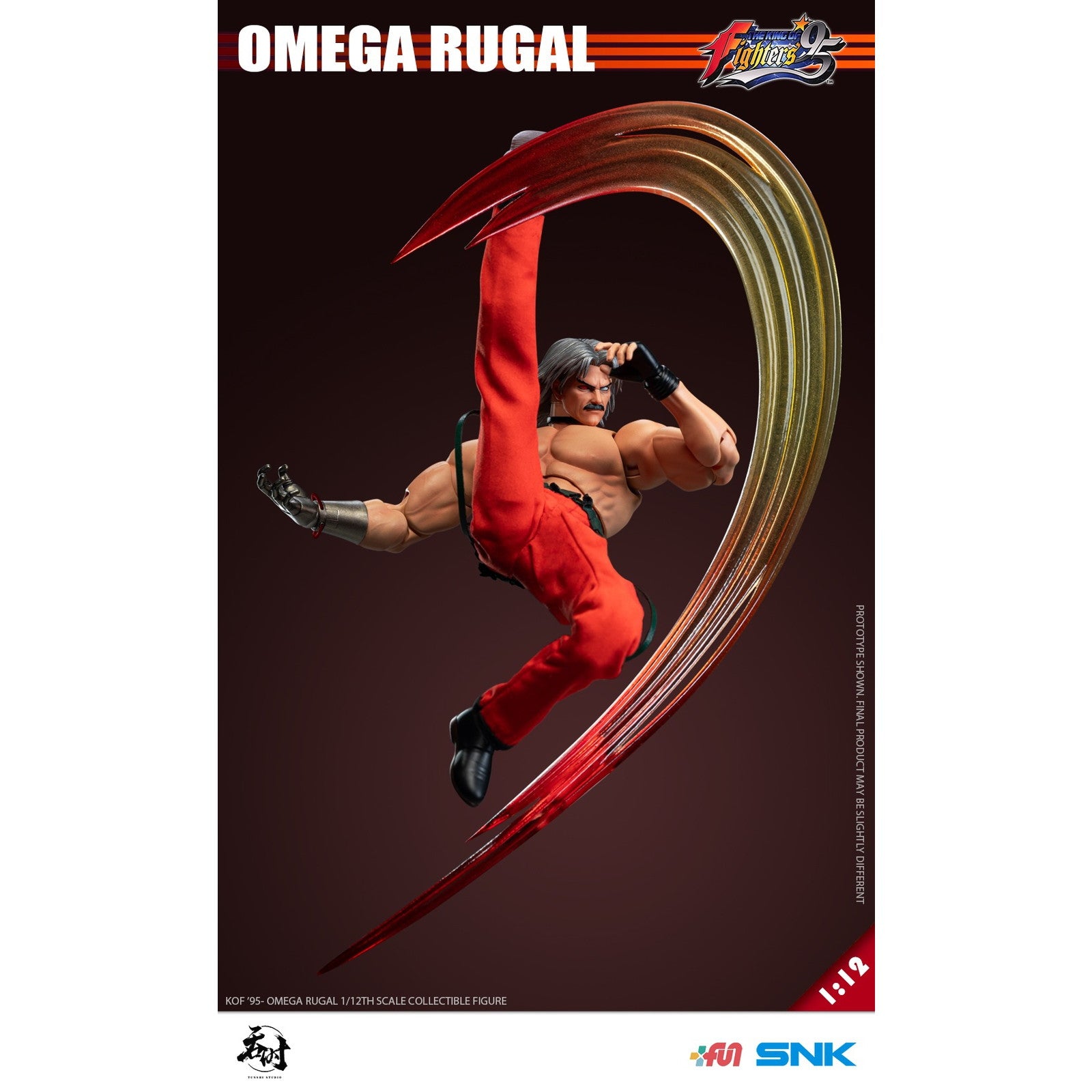 【新品即納】[FIG] オメガ・ルガール THE KING OF FIGHTERS '95(ザ・キング・オブ・ファイターズ95) 1/12 完成品 アクションフィギュア(TS-016) TUNSHI STUDIO(タンシスタジオ)(20250630)