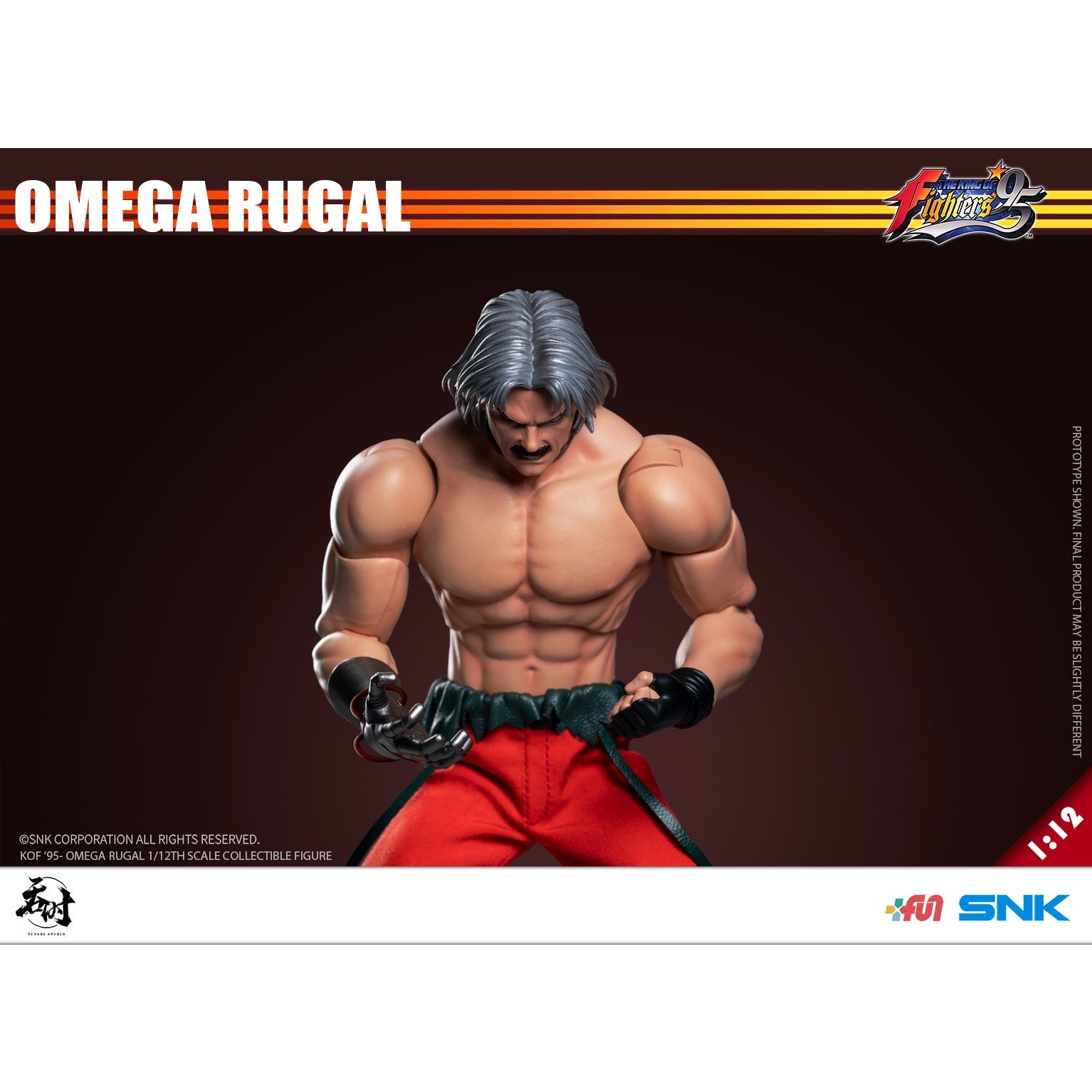 【新品即納】[FIG] オメガ・ルガール THE KING OF FIGHTERS '95(ザ・キング・オブ・ファイターズ95) 1/12 完成品 アクションフィギュア(TS-016) TUNSHI STUDIO(タンシスタジオ)(20250630)
