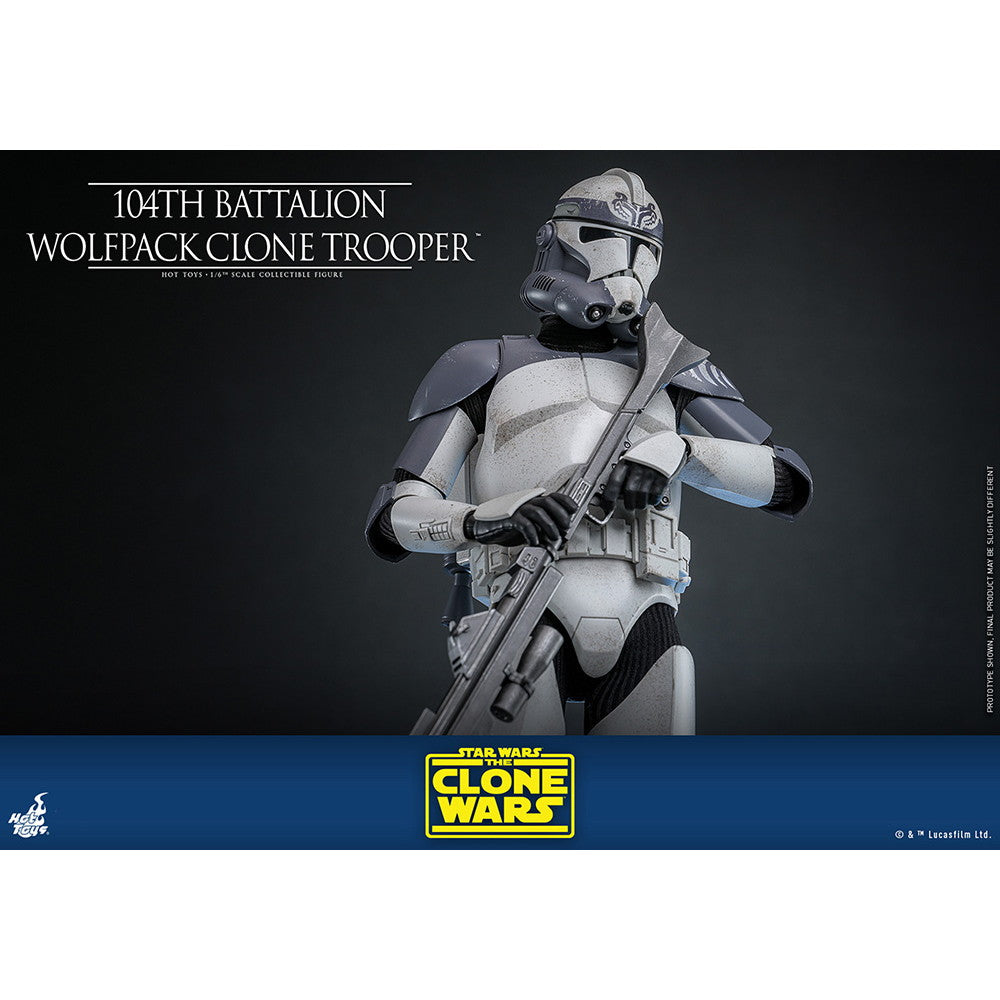 【予約安心出荷】[FIG] テレビ・マスターピース クローン・トルーパー(ウルフパック/第104大隊) STAR WARS(スター・ウォーズ) クローン・ウォーズ 1/6 完成品 アクションフィギュア(TMS142) ホットトイズ(2026年1月)