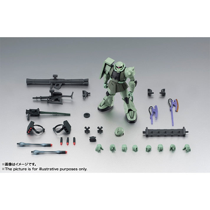 【中古即納】[FIG] (再々販) ROBOT魂(SIDE MS) MS-06 量産型ザク ver. A.N.I.M.E. 機動戦士ガンダム 完成品 可動フィギュア バンダイスピリッツ(2025年12月)