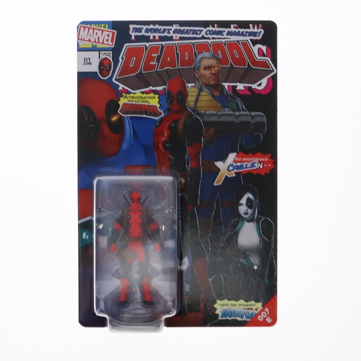 【中古即納】[FIG] ポケットカバー マーベル・コミック シリーズ2 #007E デッドプール(カバーE) 完成品 フィギュア(PCMV-S2.0-007E) トイサピエンス(20240731)