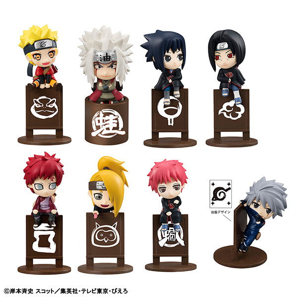 【新品即納】[FIG] (BOX)(再々販) お茶友シリーズ NARUTO-ナルト- 疾風伝 とりあえずお茶にしよってばよ!編 フィギュア(8個) メガハウス(20250630)