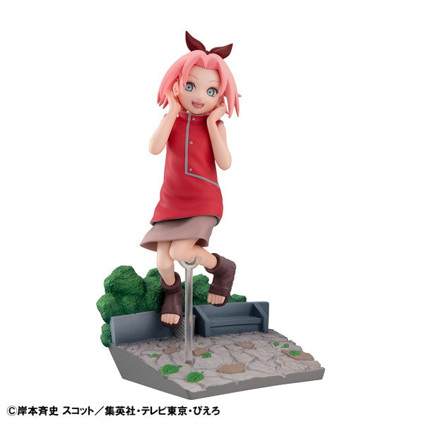 【中古即納】[FIG] G.E.M.シリーズ 春野サクラGO!(はるのさくら) NARUTO-ナルト- 完成品 フィギュア メガハウス(20250630)