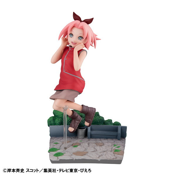 【中古即納】[FIG] G.E.M.シリーズ 春野サクラGO!(はるのさくら) NARUTO-ナルト- 完成品 フィギュア メガハウス(20250630)