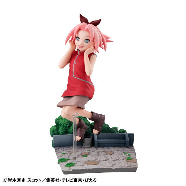 【中古即納】[FIG] G.E.M.シリーズ 春野サクラGO!(はるのさくら) NARUTO-ナルト- 完成品 フィギュア メガハウス(20250630)