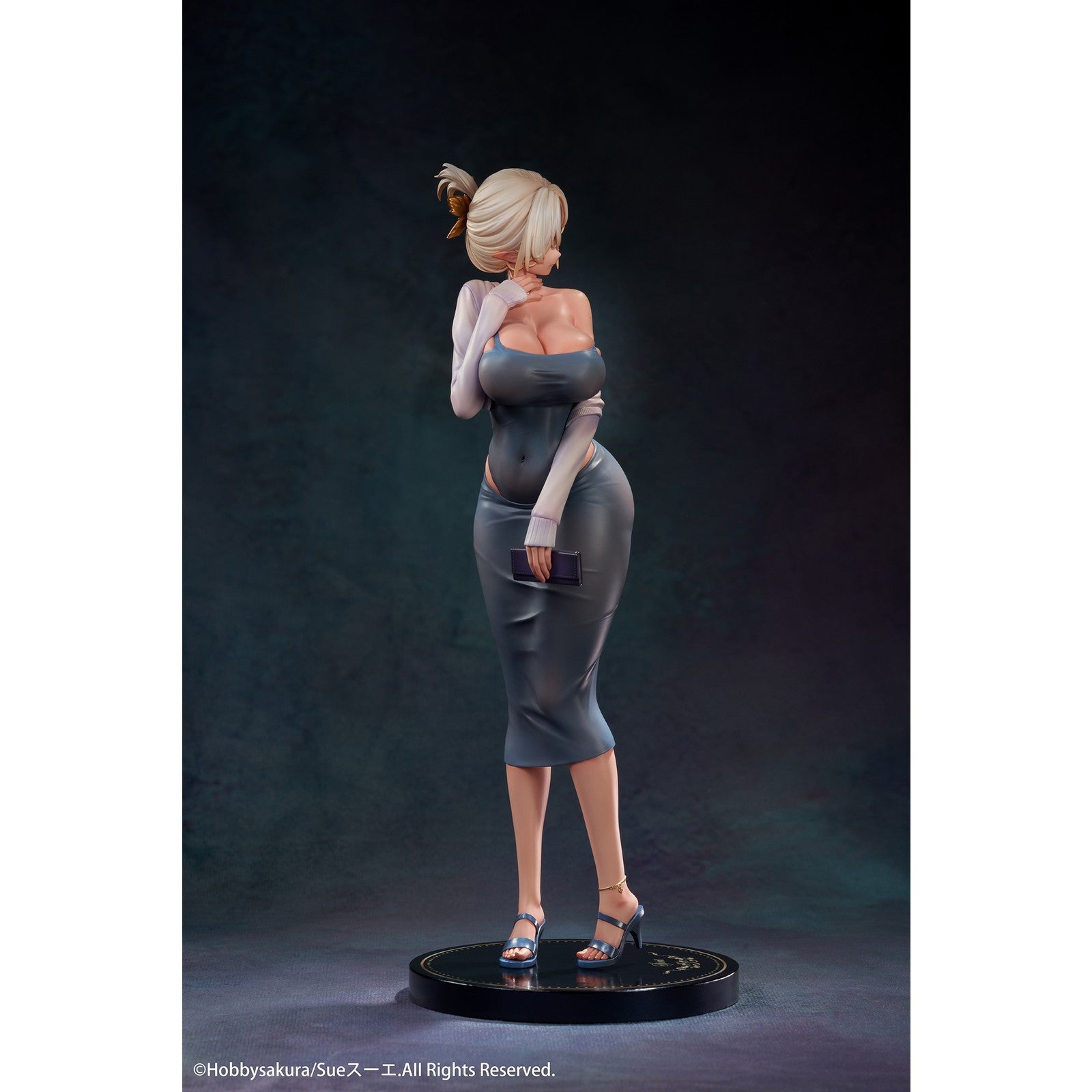 【中古即納】[FIG] 人妻エルフ ユリエ アナザーカラー(異色版) 通常版 illustration by Sueスーエ 1/7 完成品 フィギュア HOBBY SAKURA(ホビーサクラ)(20251231)