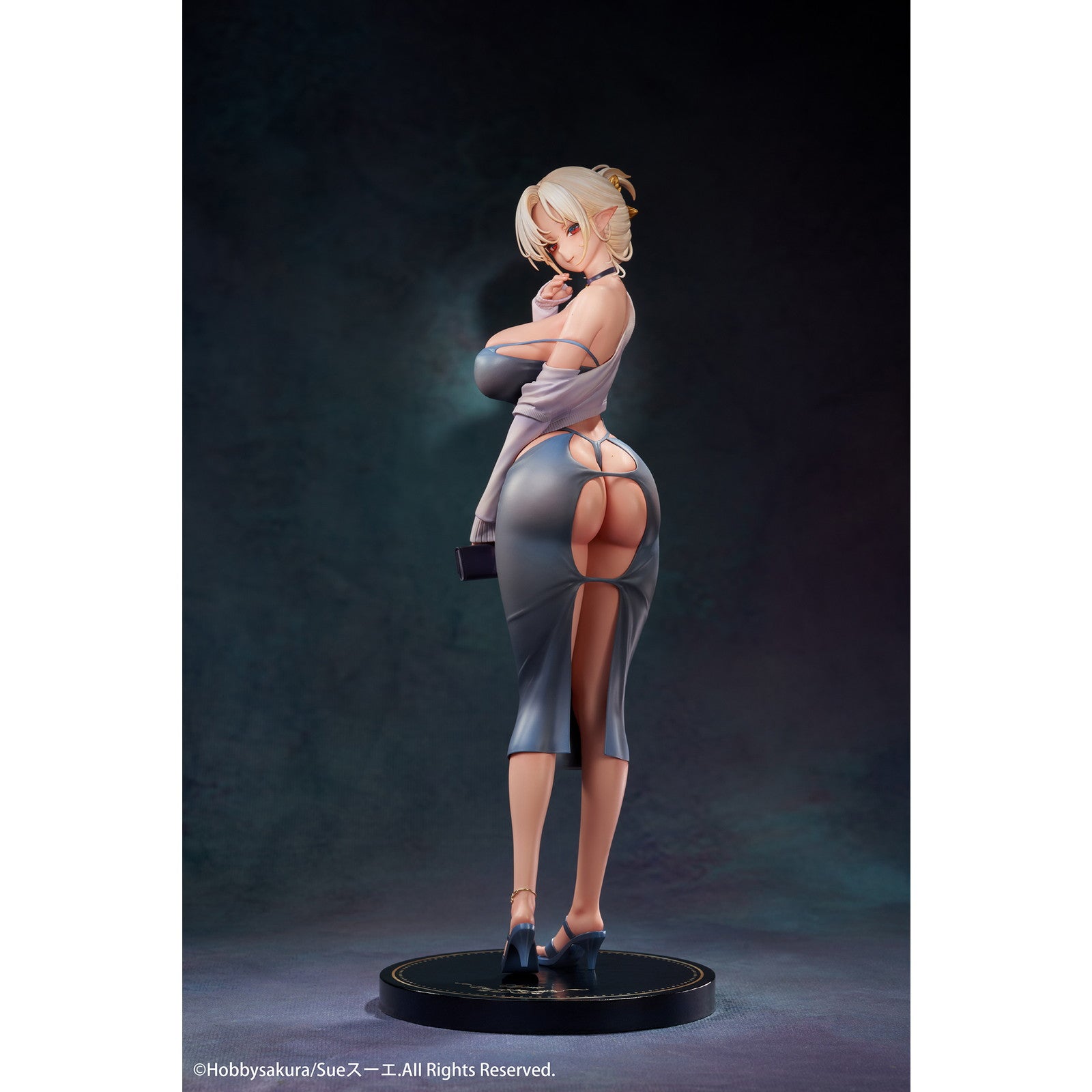 【新品即納】[FIG] タペストリー付属 人妻エルフ ユリエ アナザーカラー(異色版) 豪華版 illustration by Sueスーエ アナザーカラー 1/7 完成品 フィギュア HOBBY SAKURA(ホビーサクラ)(20251231)