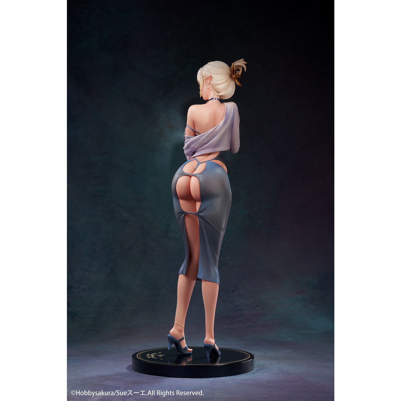 【新品即納】[FIG] タペストリー付属 人妻エルフ ユリエ アナザーカラー(異色版) 豪華版 illustration by Sueスーエ アナザーカラー 1/7 完成品 フィギュア HOBBY SAKURA(ホビーサクラ)(20251231)