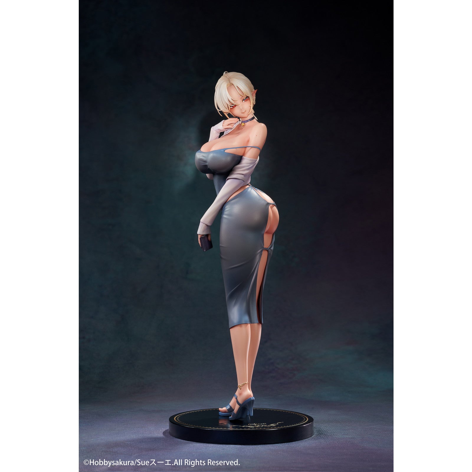 【新品即納】[FIG] タペストリー付属 人妻エルフ ユリエ アナザーカラー(異色版) 豪華版 illustration by Sueスーエ アナザーカラー 1/7 完成品 フィギュア HOBBY SAKURA(ホビーサクラ)(20251231)