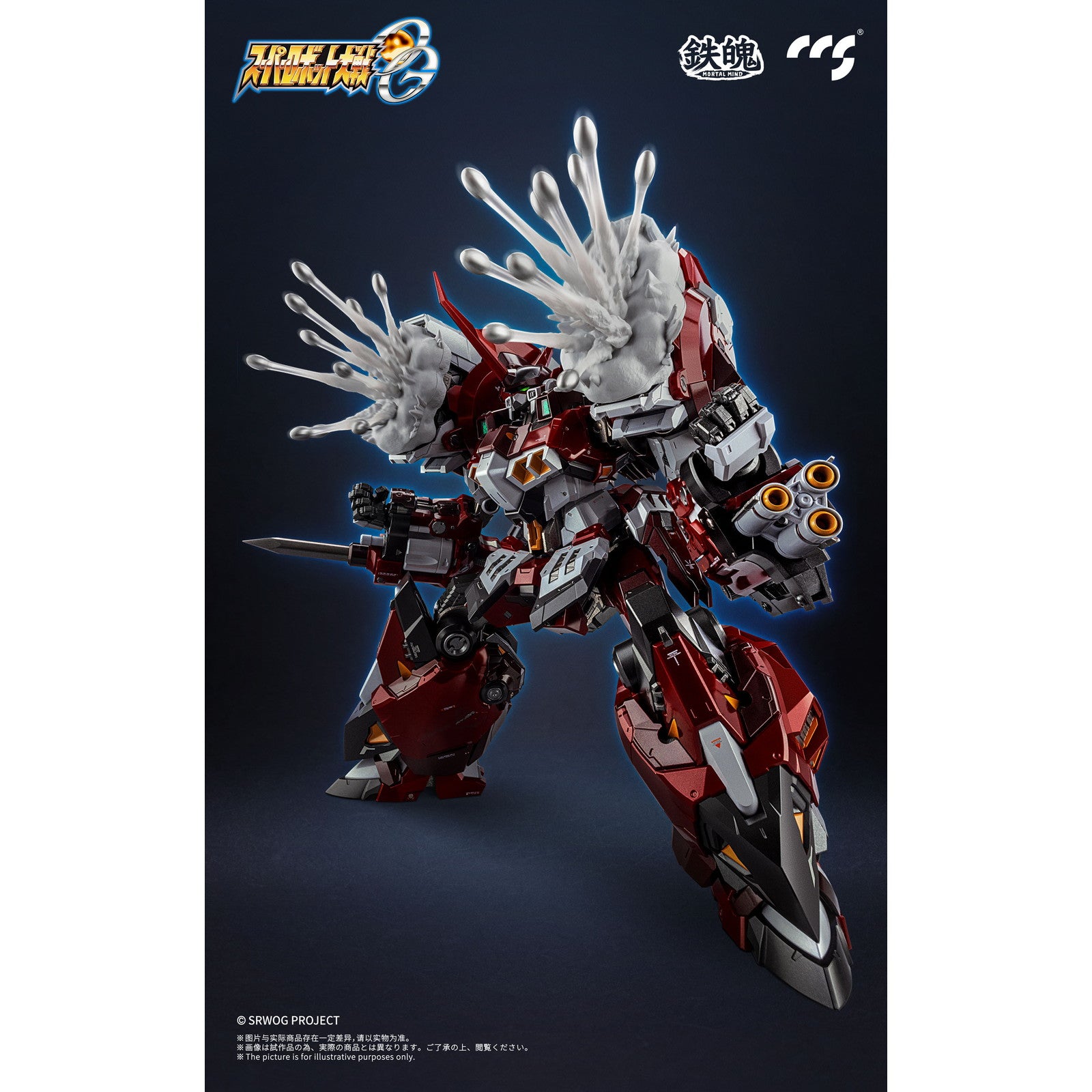 【新品即納】[FIG] マイルストン流通限定 鉄魄(MORTAL MIND)シリーズ アルトアイゼン スーパーロボット大戦OG 完成品 合金可動フィギュア CCSTOYS(20250327)