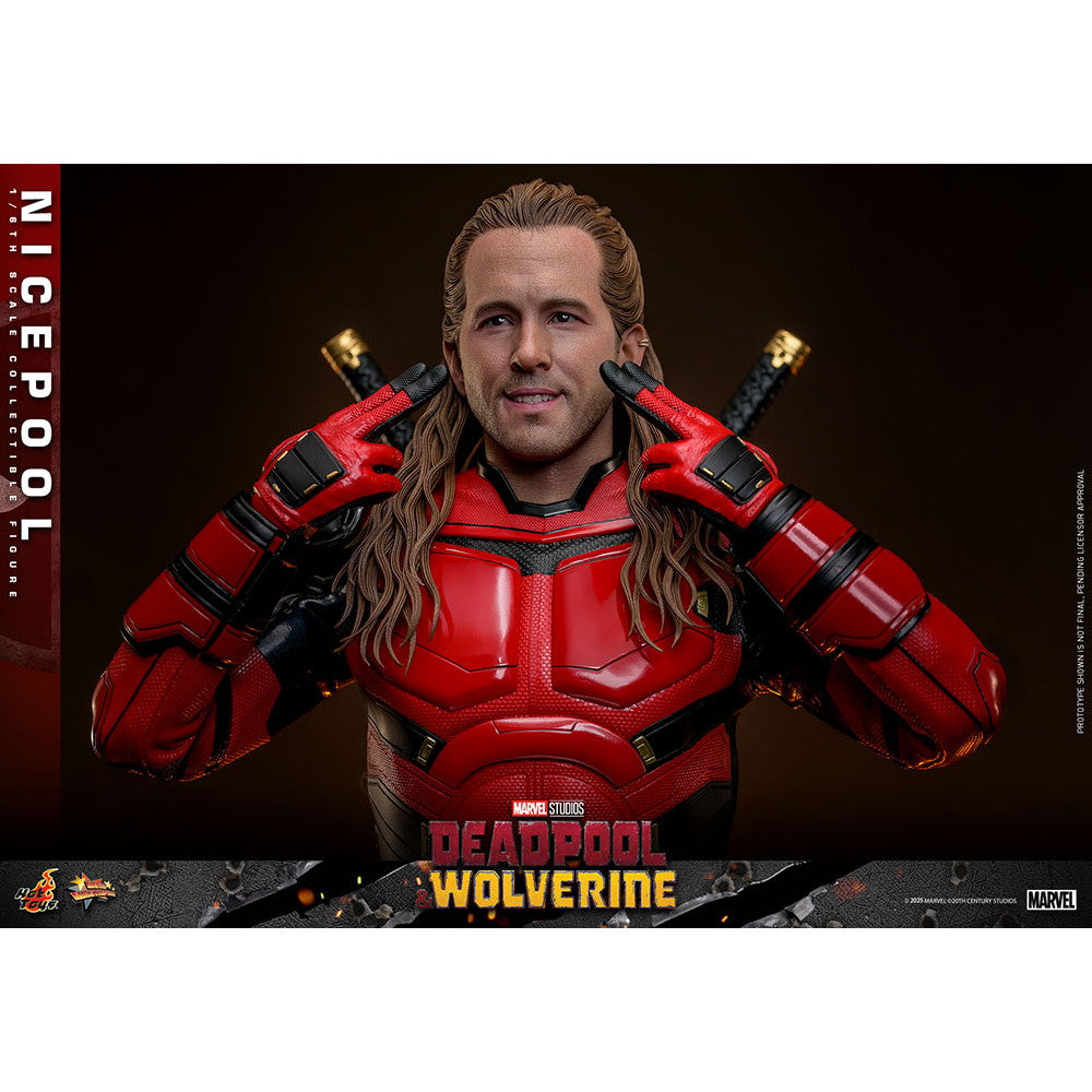 【予約安心出荷】[FIG] ムービー・マスターピース ナイスプール デッドプール&ウルヴァリン 1/6 フィギュア 完成品 可動フィギュア(MM#788) ホットトイズ(2026年2月)