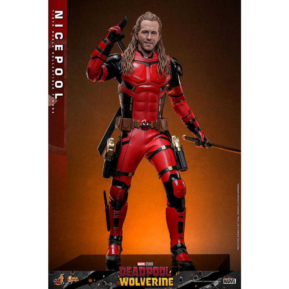 【予約安心出荷】[FIG] ムービー・マスターピース ナイスプール デッドプール&ウルヴァリン 1/6 フィギュア 完成品 可動フィギュア(MM#788) ホットトイズ(2026年2月)