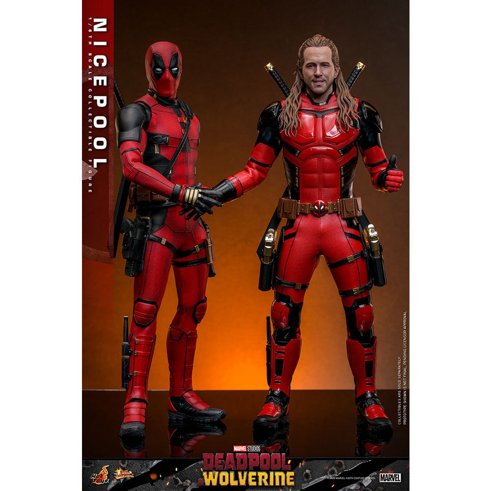 【予約安心出荷】[FIG] ムービー・マスターピース ナイスプール デッドプール&ウルヴァリン 1/6 フィギュア 完成品 可動フィギュア(MM#788) ホットトイズ(2026年2月)