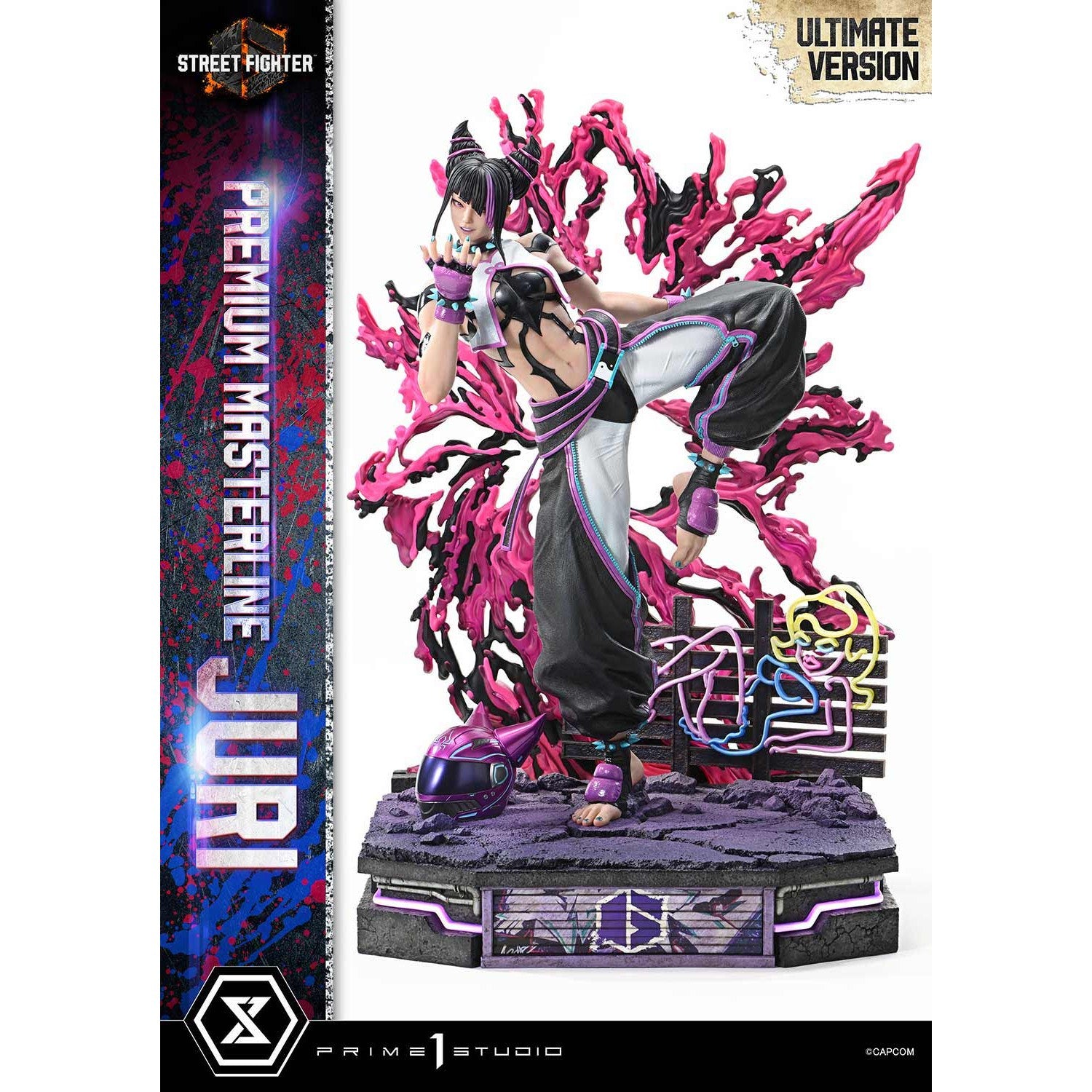 【予約安心出荷】[FIG] プレミアムマスターライン ジュリ アルティメット版 STREET FIGHTER 6(ストリートファイター6) 1/4 スタチュー 完成品 フィギュア(PMSF6-03UT) プライム1スタジオ(2026年7月)