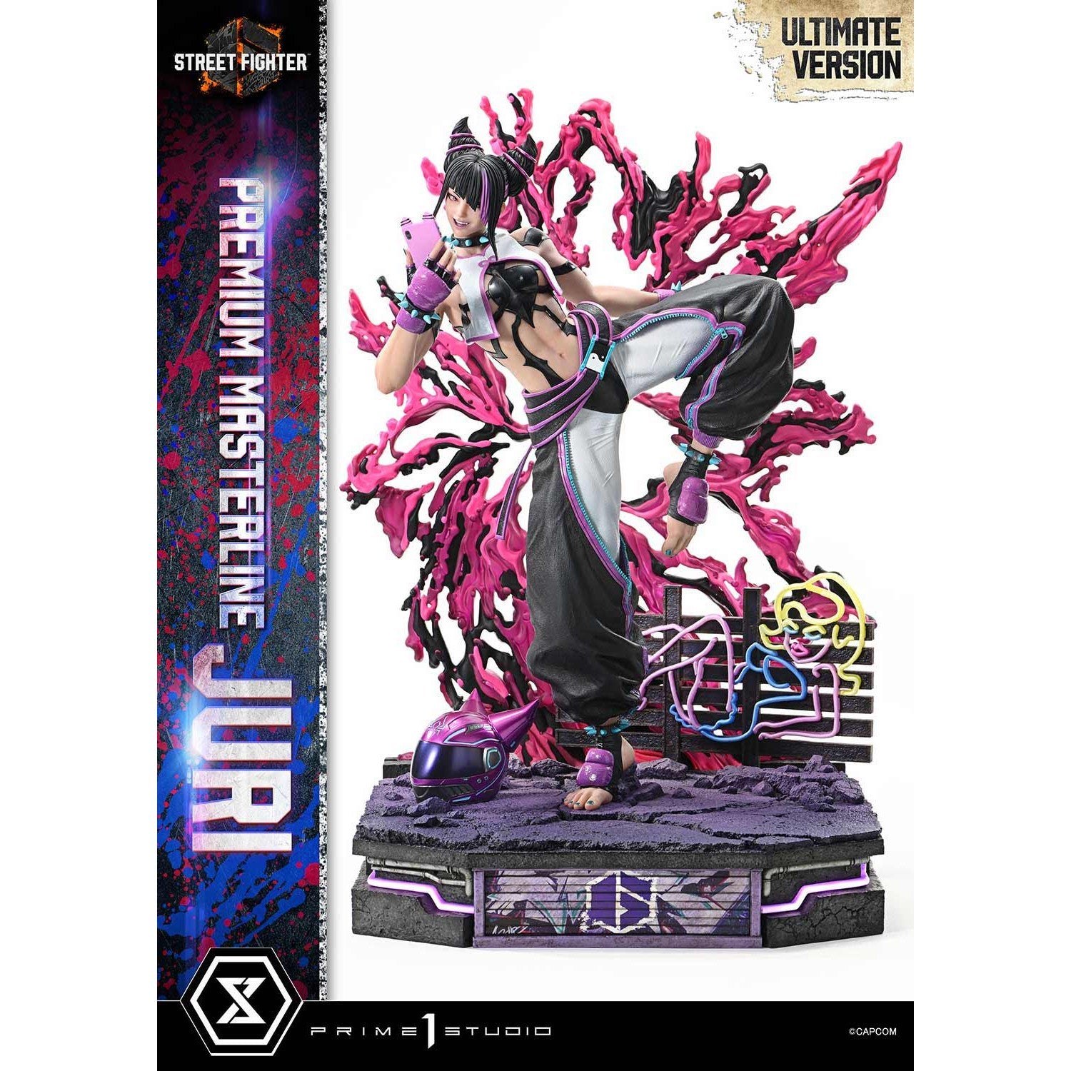【予約安心出荷】[FIG] プレミアムマスターライン ジュリ アルティメット版 STREET FIGHTER 6(ストリートファイター6) 1/4 スタチュー 完成品 フィギュア(PMSF6-03UT) プライム1スタジオ(2026年7月)
