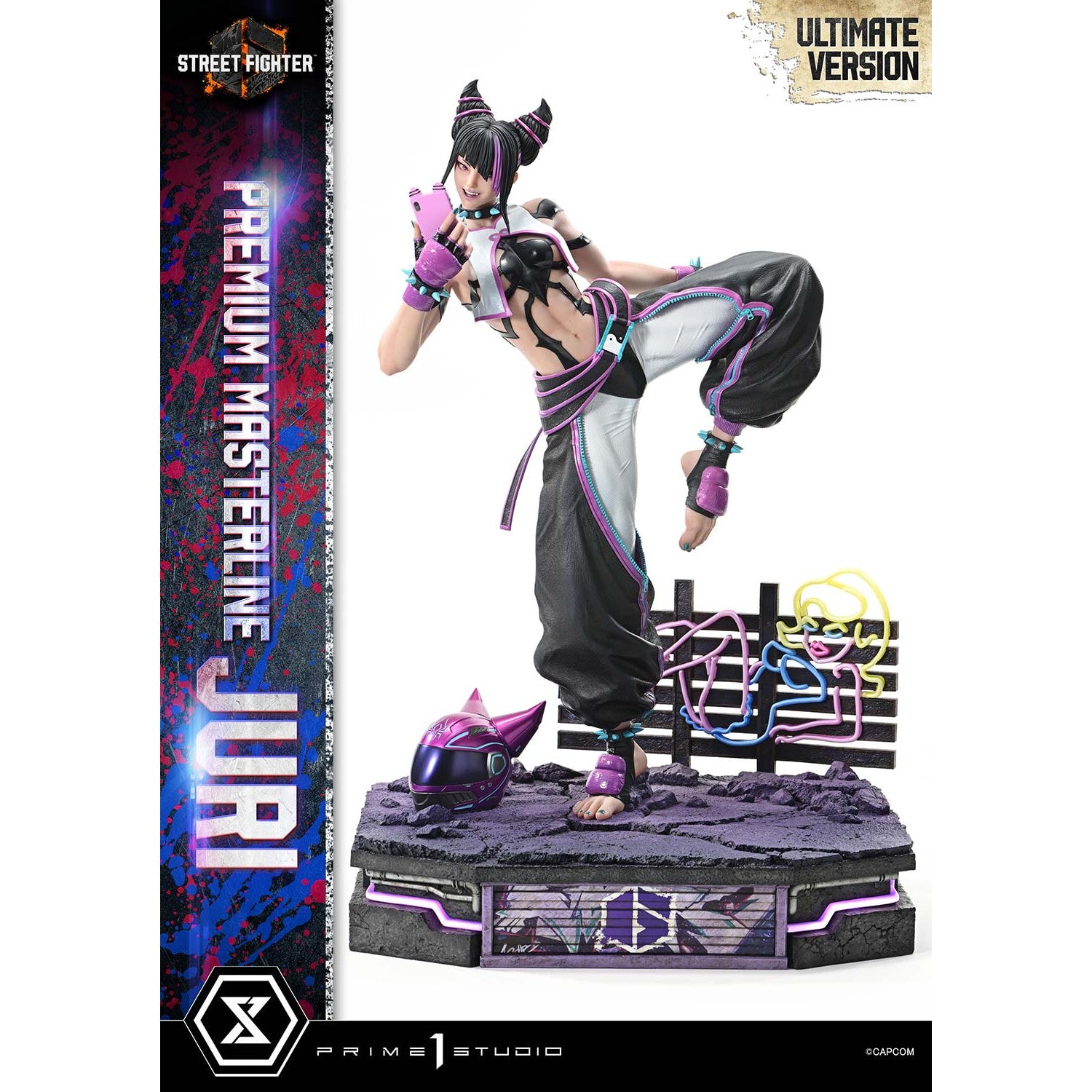 【予約安心出荷】[FIG] プレミアムマスターライン ジュリ アルティメット版 STREET FIGHTER 6(ストリートファイター6) 1/4 スタチュー 完成品 フィギュア(PMSF6-03UT) プライム1スタジオ(2026年7月)