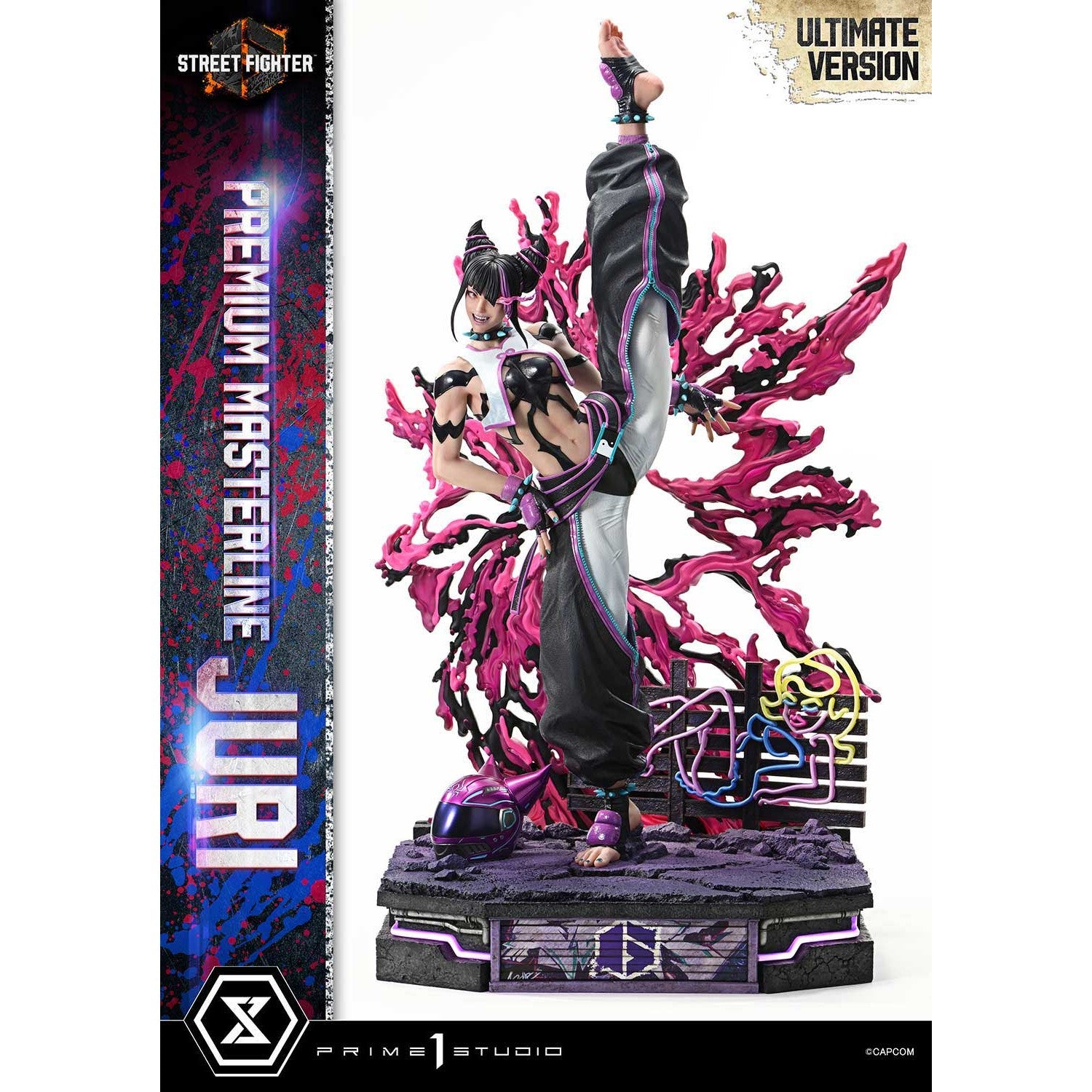 【予約安心出荷】[FIG] プレミアムマスターライン ジュリ アルティメット版 STREET FIGHTER 6(ストリートファイター6) 1/4 スタチュー 完成品 フィギュア(PMSF6-03UT) プライム1スタジオ(2026年7月)