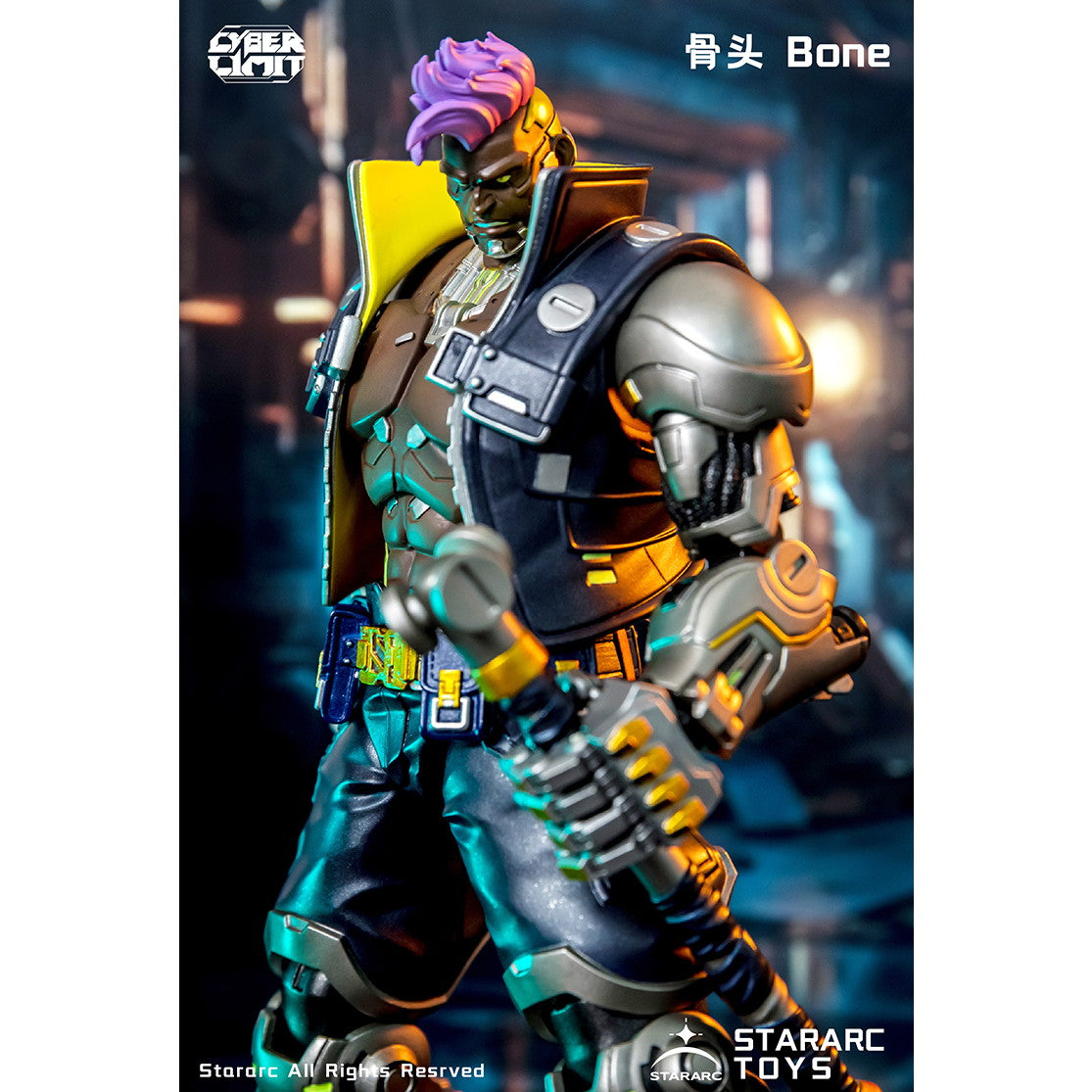【新品即納】[FIG] 予約特典付属 CYBER LIMIT(サイバーリミット)シリーズ Bone(ボーン) 1/12 完成品 可動フィギュア(65820021) STARARC TOYS(スターアークトイズ)(20250531)