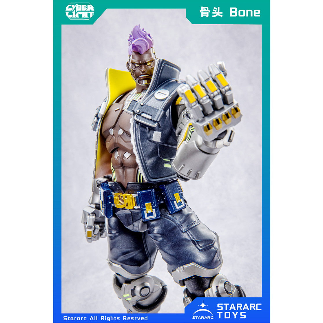 【新品即納】[FIG] 予約特典付属 CYBER LIMIT(サイバーリミット)シリーズ Bone(ボーン) 1/12 完成品 可動フィギュア(65820021) STARARC TOYS(スターアークトイズ)(20250531)