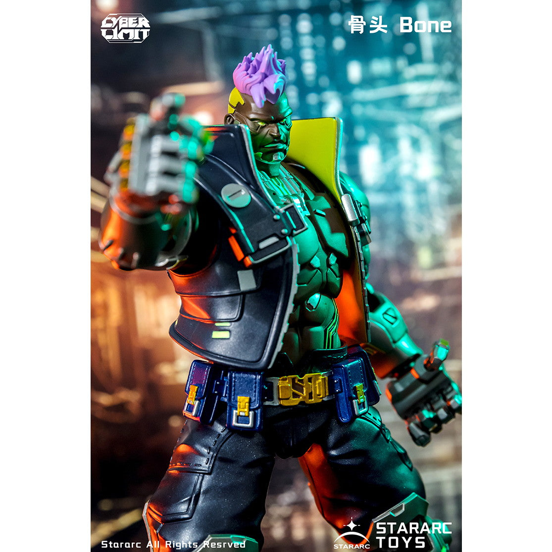 【新品即納】[FIG] 予約特典付属 CYBER LIMIT(サイバーリミット)シリーズ Bone(ボーン) 1/12 完成品 可動フィギュア(65820021) STARARC TOYS(スターアークトイズ)(20250531)