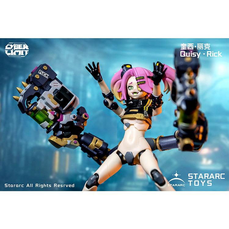 【新品即納】[FIG] 予約特典付属 CYBER LIMIT(サイバーリミット)シリーズ Quisy-Rick(クィシー・リック) 1/12 完成品 可動フィギュア(65820014) STARARC TOYS(スターアークトイズ)(20250531)
