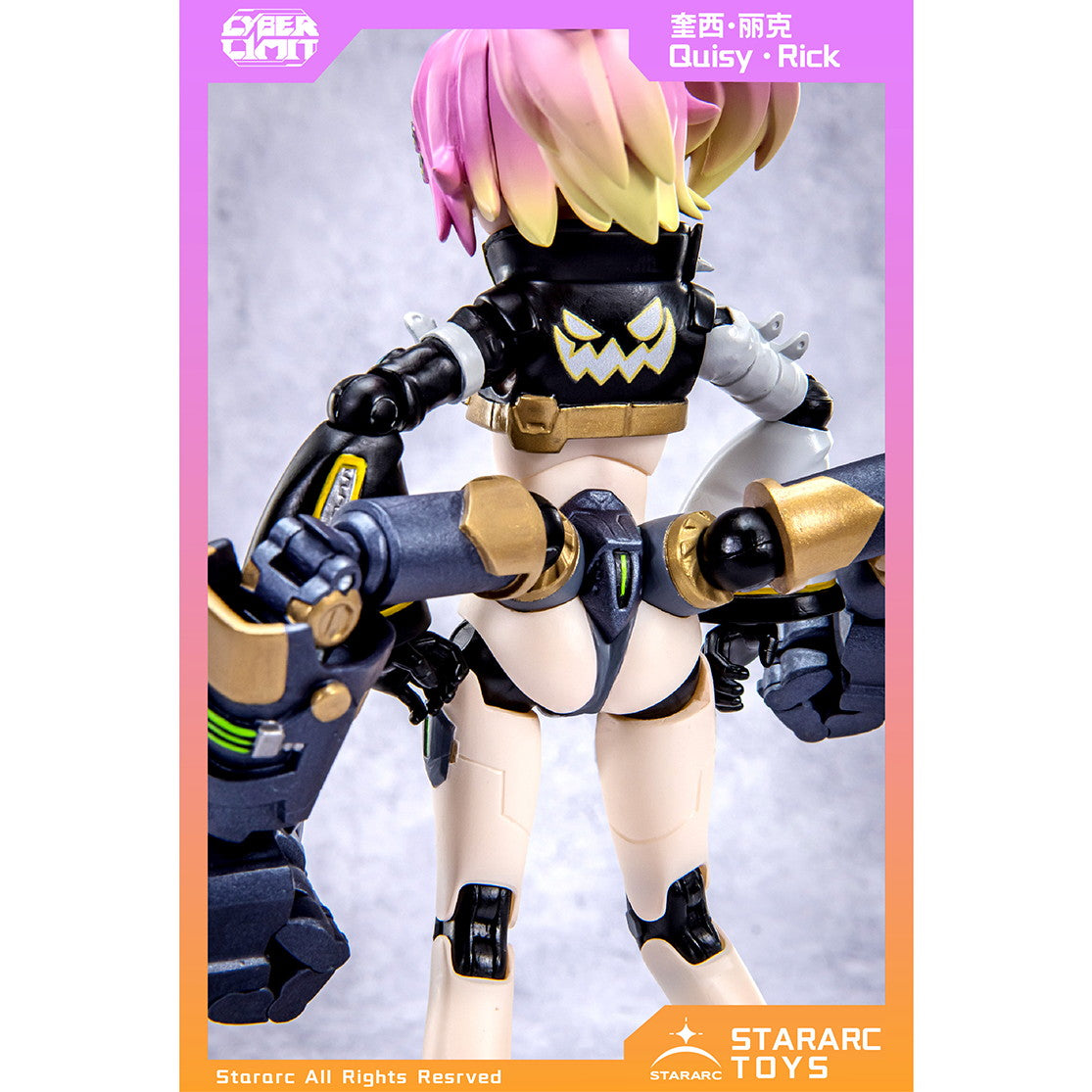 【新品即納】[FIG] 予約特典付属 CYBER LIMIT(サイバーリミット)シリーズ Quisy-Rick(クィシー・リック) 1/12 完成品 可動フィギュア(65820014) STARARC TOYS(スターアークトイズ)(20250531)