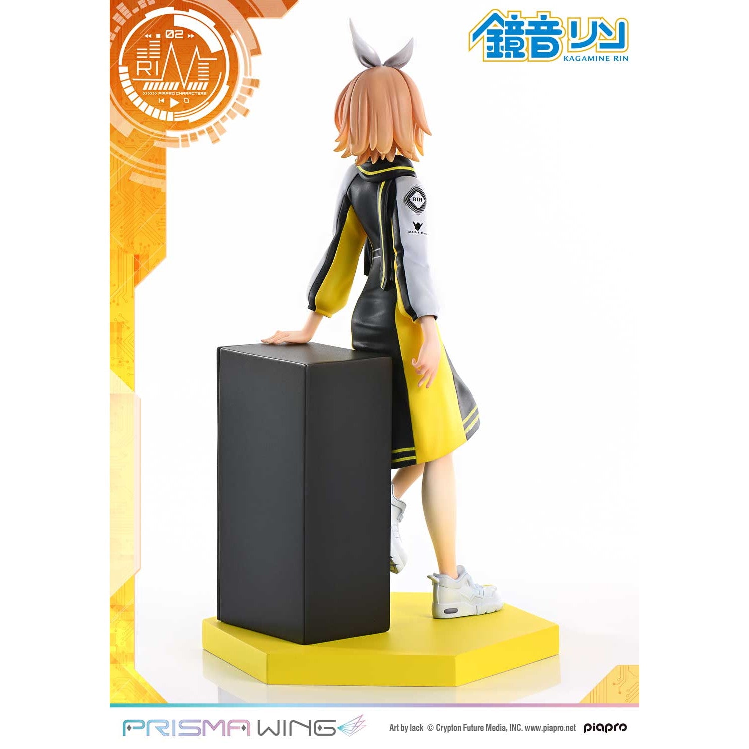 【予約安心出荷】[FIG] PRISMA WING 鏡音リン(かがみねりん) 『Art by lack』 ピアプロキャラクターズ 1/7 完成品 フィギュア(PWPCL-03P) プライム1スタジオ(2025年12月)