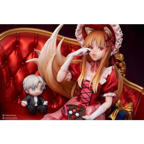 【新品即納】[FIG] 色紙付属 ホロ バレンタインVer. 狼と香辛料 1/7 完成品 フィギュア HOBBY SAKURA(ホビーサクラ)(20260115)