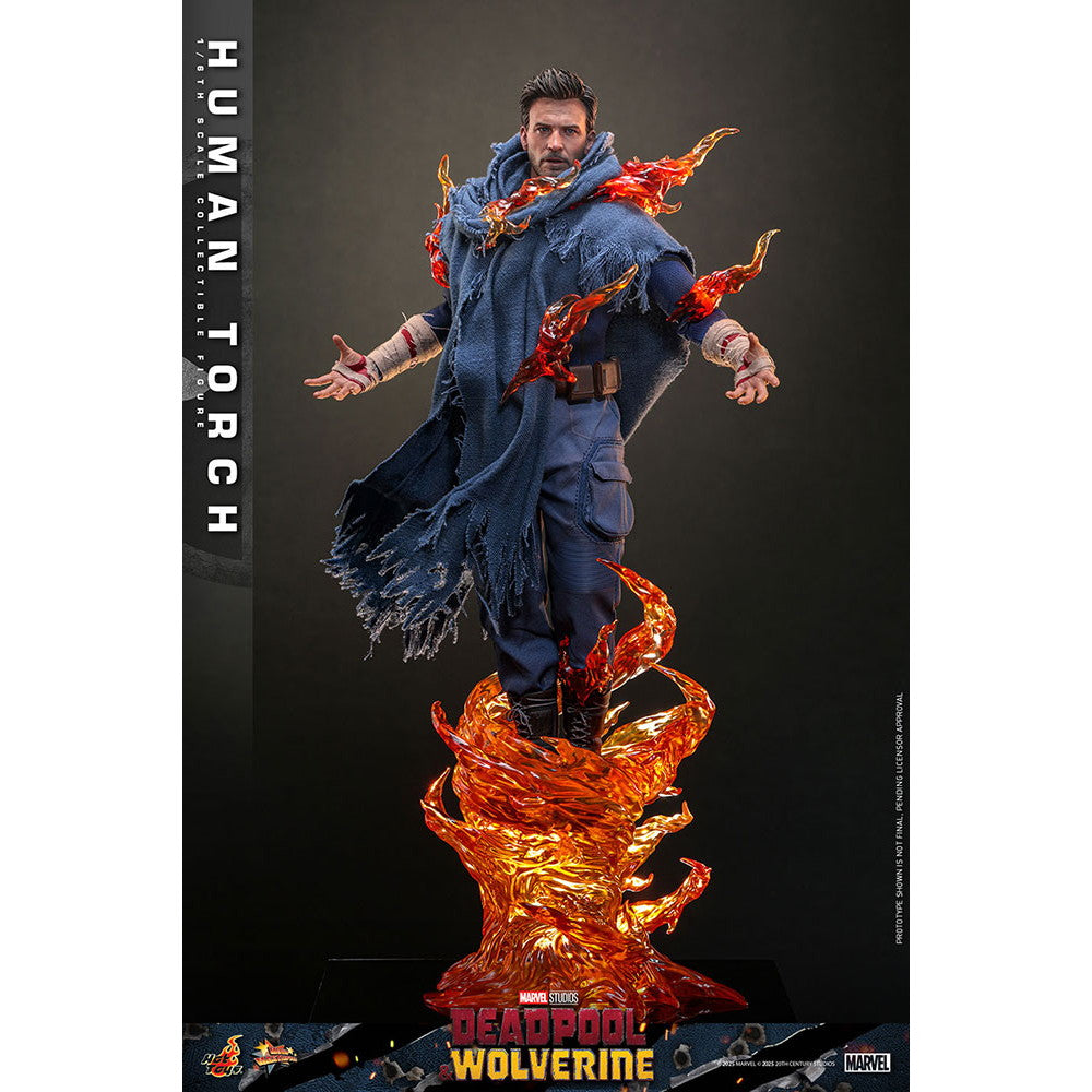 【予約安心出荷】[FIG] ムービー・マスターピース ヒューマン・トーチ デッドプール&ウルヴァリン 1/6 完成品 可動フィギュア(MM#789) ホットトイズ(2026年2月)