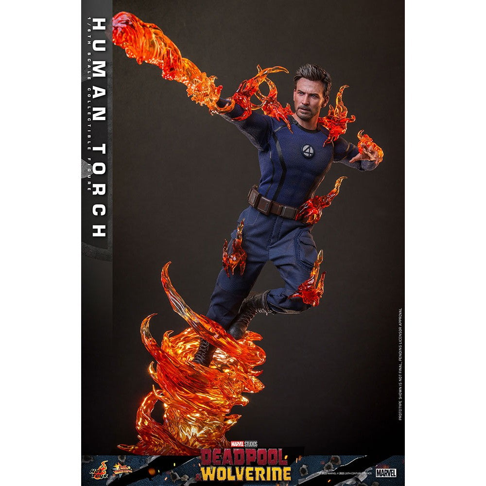 【新品】【お取り寄せ】[FIG] ムービー・マスターピース ヒューマン・トーチ デッドプール&ウルヴァリン 1/6 完成品 可動フィギュア(MM#789) ホットトイズ(20260228)