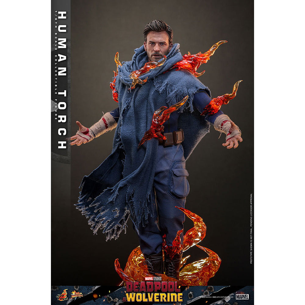 【予約安心出荷】[FIG] ムービー・マスターピース ヒューマン・トーチ デッドプール&ウルヴァリン 1/6 完成品 可動フィギュア(MM#789) ホットトイズ(2026年2月)