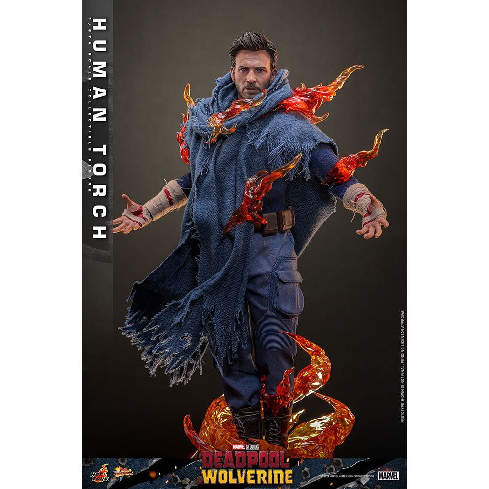 【新品】【お取り寄せ】[FIG] ムービー・マスターピース ヒューマン・トーチ デッドプール&ウルヴァリン 1/6 完成品 可動フィギュア(MM#789) ホットトイズ(20260228)