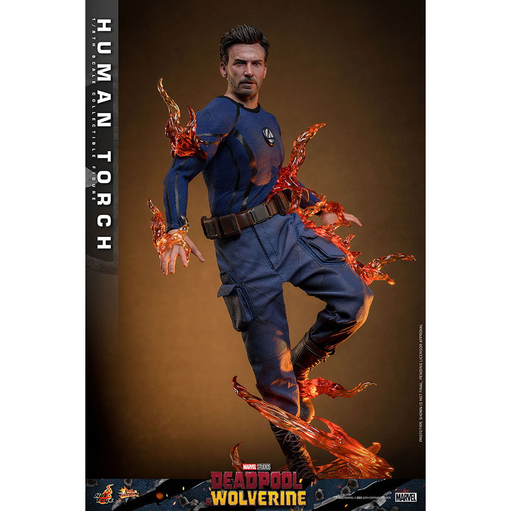 【予約安心出荷】[FIG] ムービー・マスターピース ヒューマン・トーチ デッドプール&ウルヴァリン 1/6 完成品 可動フィギュア(MM#789) ホットトイズ(2026年2月)