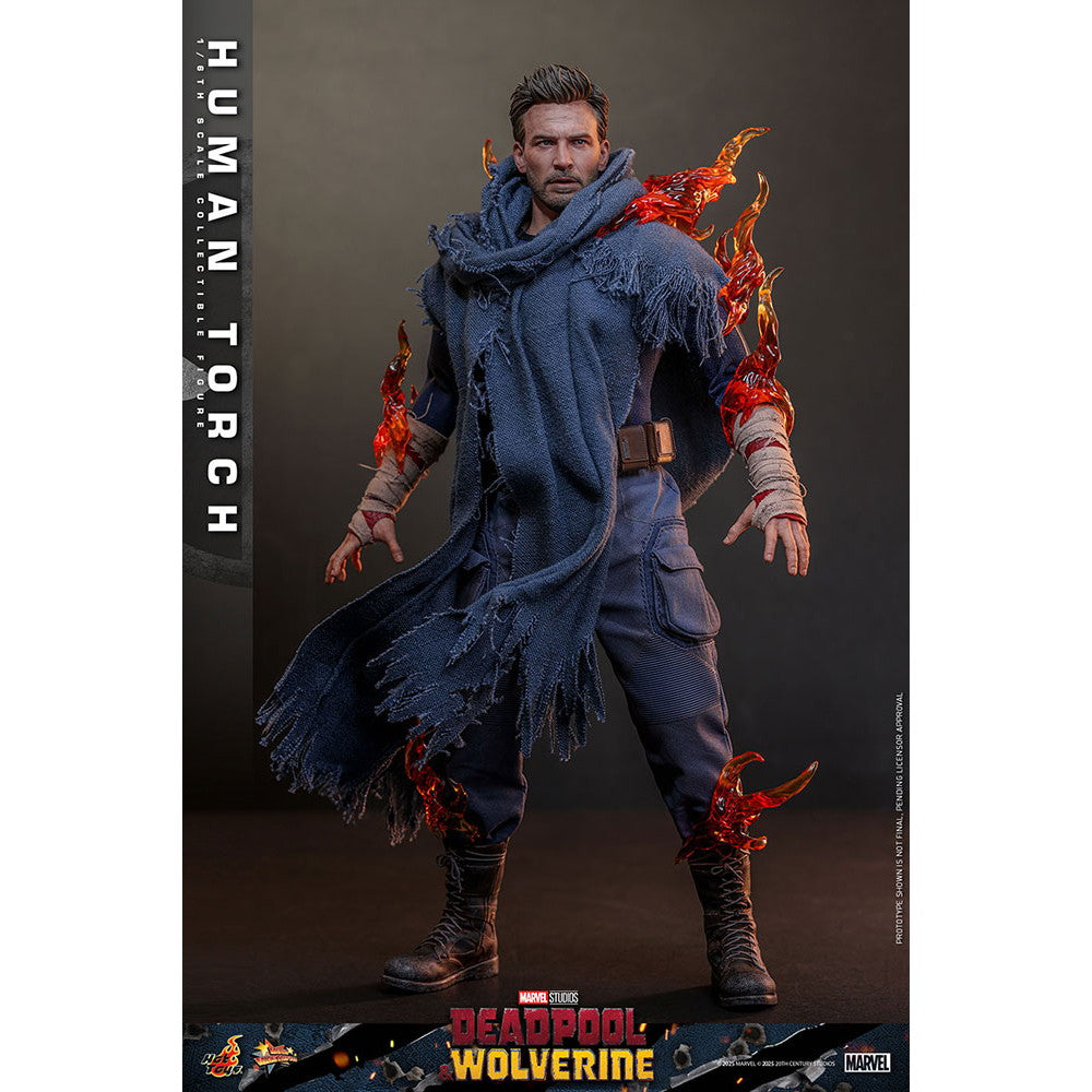 【予約安心出荷】[FIG] ムービー・マスターピース ヒューマン・トーチ デッドプール&ウルヴァリン 1/6 完成品 可動フィギュア(MM#789) ホットトイズ(2026年2月)