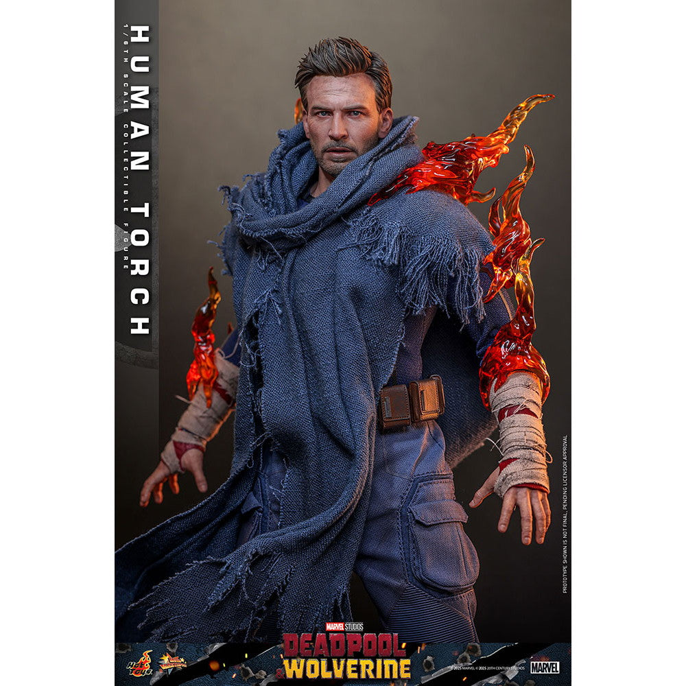 【予約安心出荷】[FIG] ムービー・マスターピース ヒューマン・トーチ デッドプール&ウルヴァリン 1/6 完成品 可動フィギュア(MM#789) ホットトイズ(2026年2月)