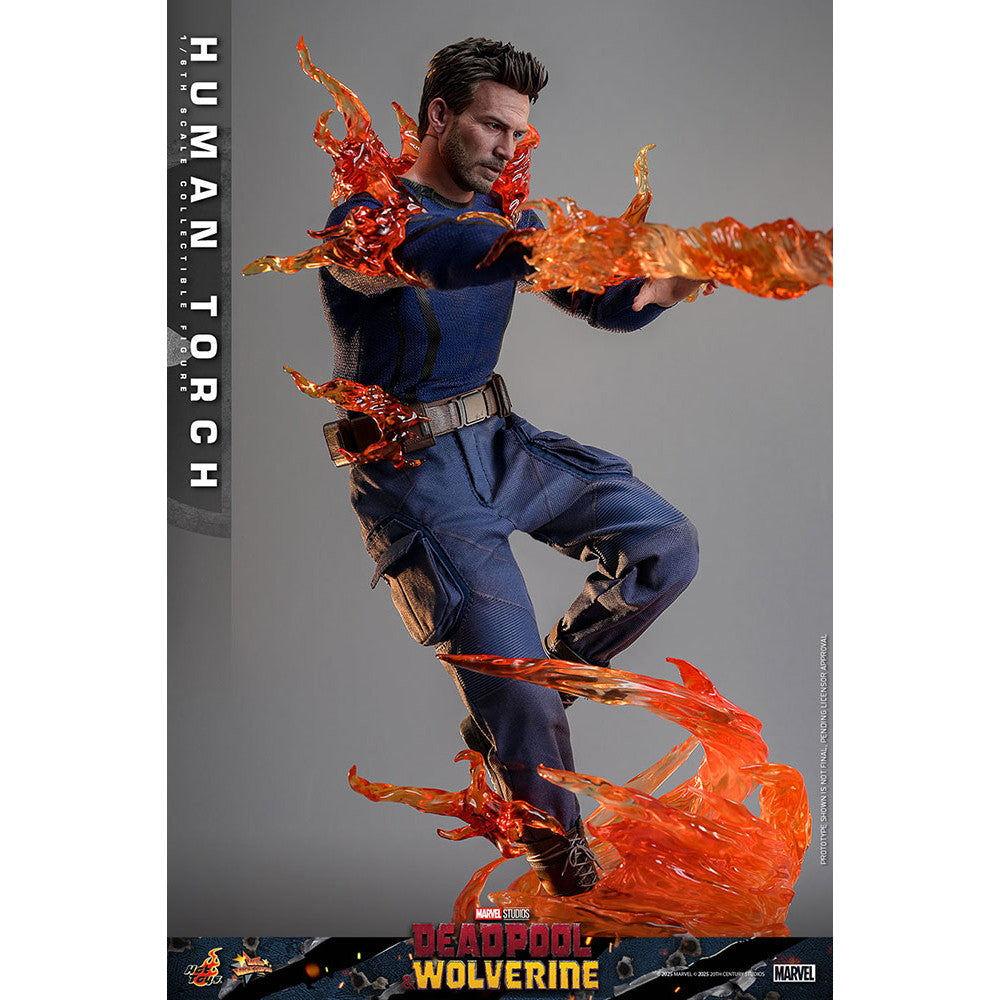 【予約安心出荷】[FIG] ムービー・マスターピース ヒューマン・トーチ デッドプール&ウルヴァリン 1/6 完成品 可動フィギュア(MM#789) ホットトイズ(2026年2月)