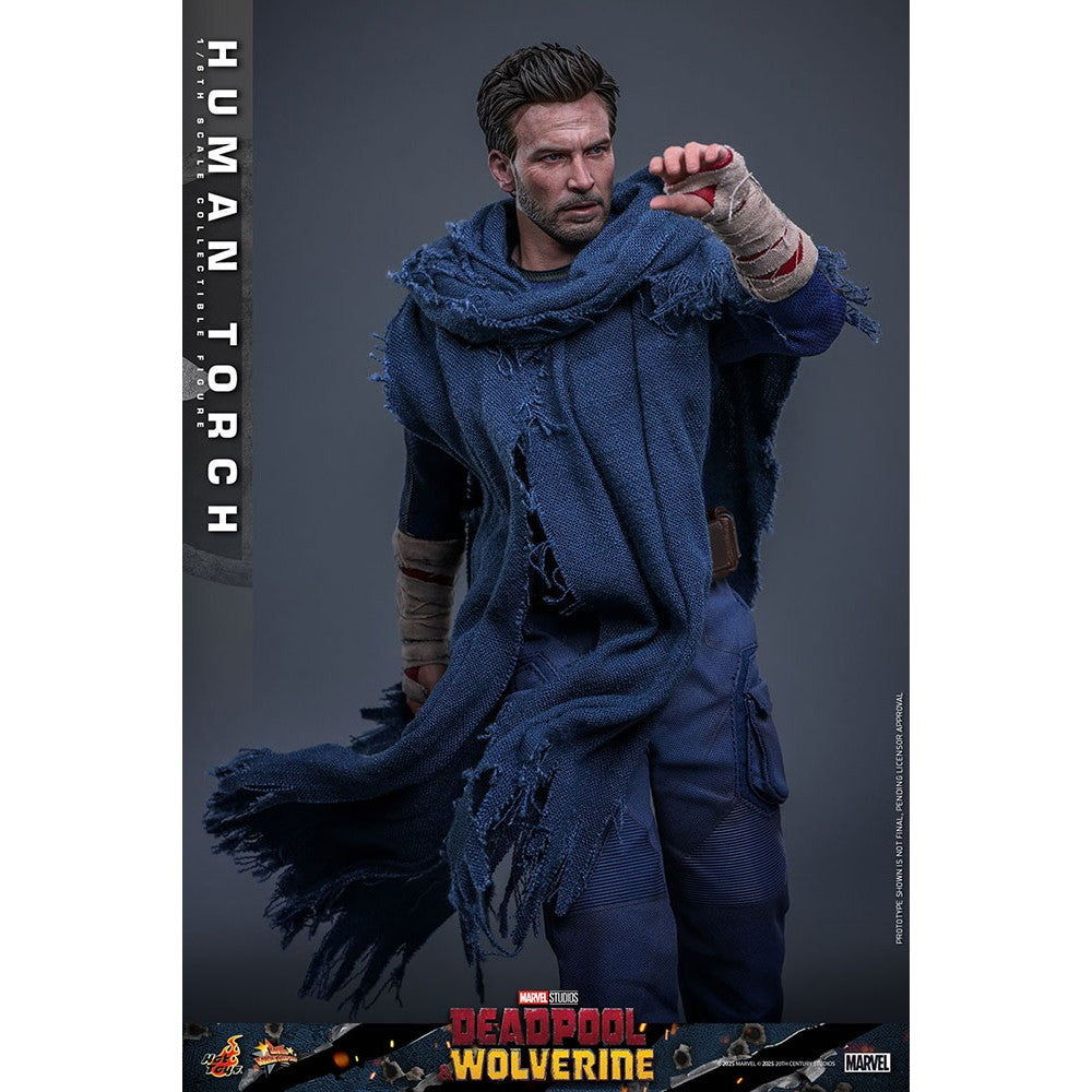 【新品】【お取り寄せ】[FIG] ムービー・マスターピース ヒューマン・トーチ デッドプール&ウルヴァリン 1/6 完成品 可動フィギュア(MM#789) ホットトイズ(20260228)