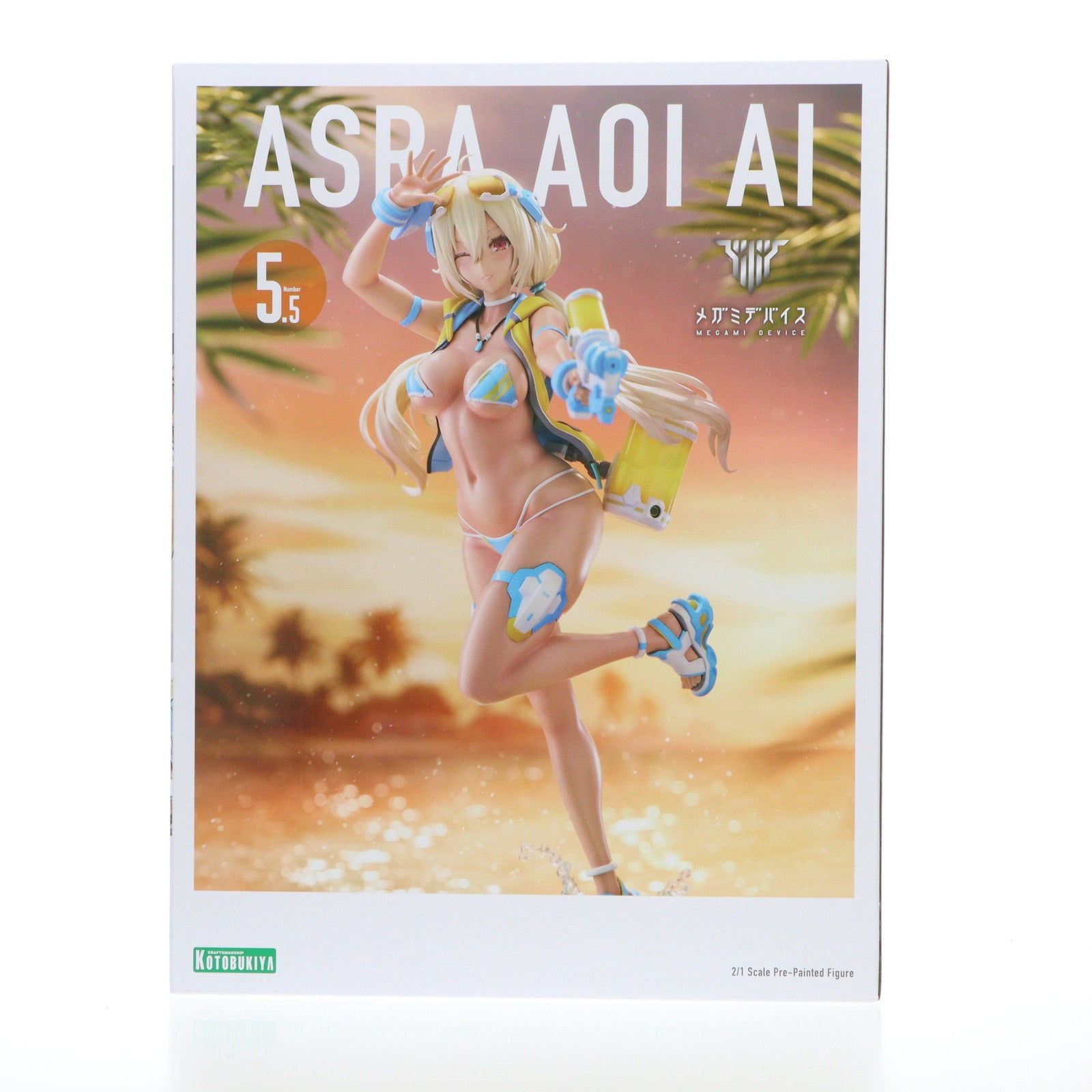 【新品即納】[FIG] 朱羅 蒼衣 藍(あすら あおい あい) メガミデバイス 2/1 完成品 フィギュア(PV201) コトブキヤ(20250731)