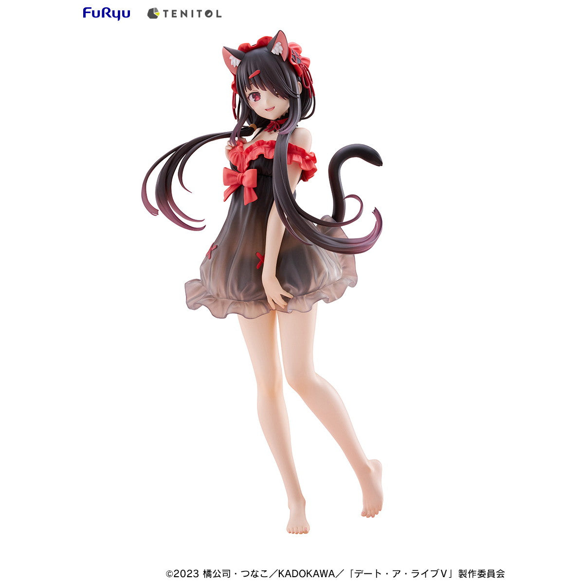 【新品即納】[FIG] TENITOL TALL 時崎狂三(ときさきくるみ) デート・ア・ライブV 完成品 フィギュア(AMU-TNL0119) フリュー(20250831)