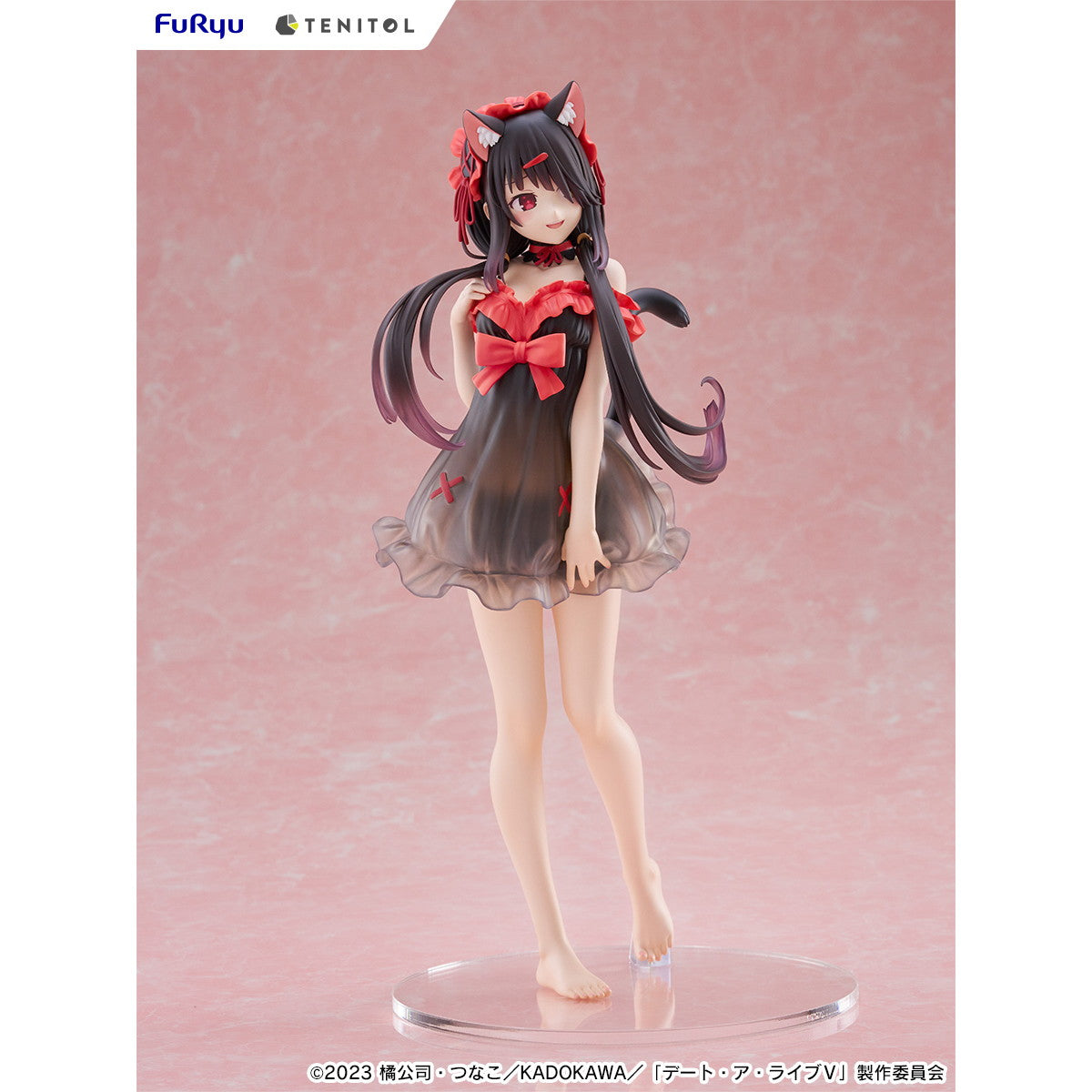 【新品即納】[FIG] TENITOL TALL 時崎狂三(ときさきくるみ) デート・ア・ライブV 完成品 フィギュア(AMU-TNL0119) フリュー(20250831)