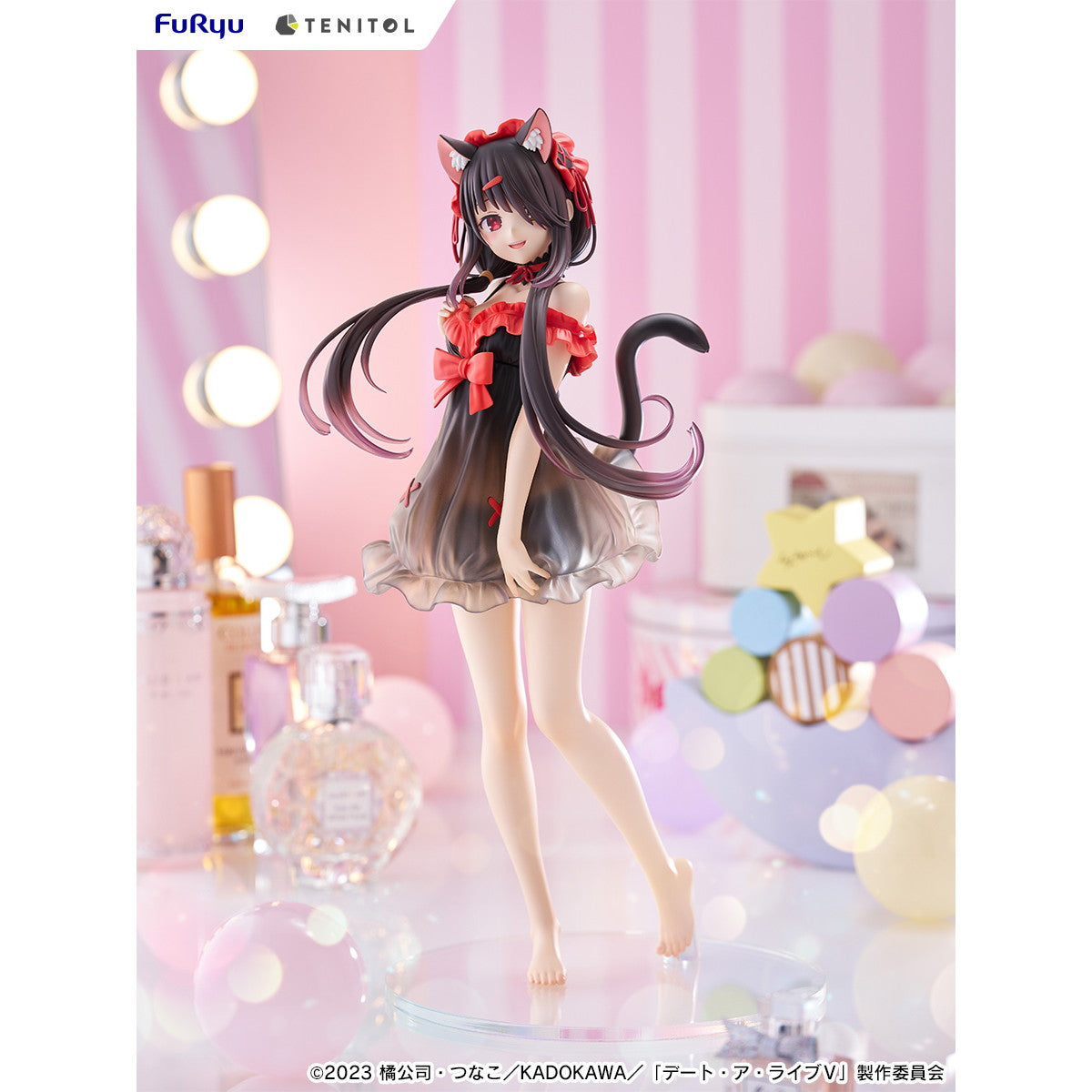 【新品即納】[FIG] TENITOL TALL 時崎狂三(ときさきくるみ) デート・ア・ライブV 完成品 フィギュア(AMU-TNL0119) フリュー(20250831)