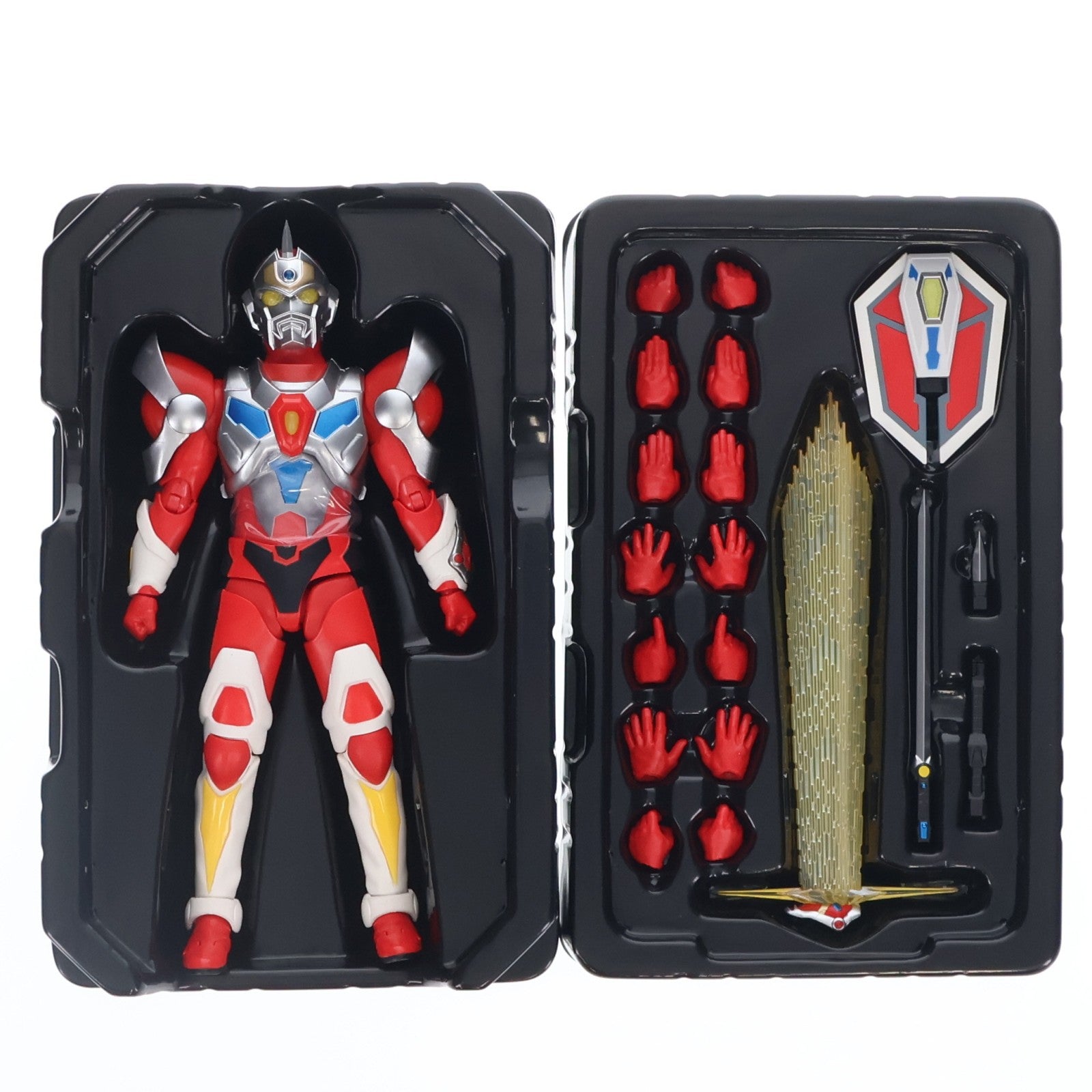 【中古即納】[FIG] 魂ウェブ商店限定 S.H.Figuarts(フィギュアーツ) 真骨彫製法 グリッドマン 電光超人グリッドマン 完成品 可動フィギュア バンダイスピリッツ(20250124)