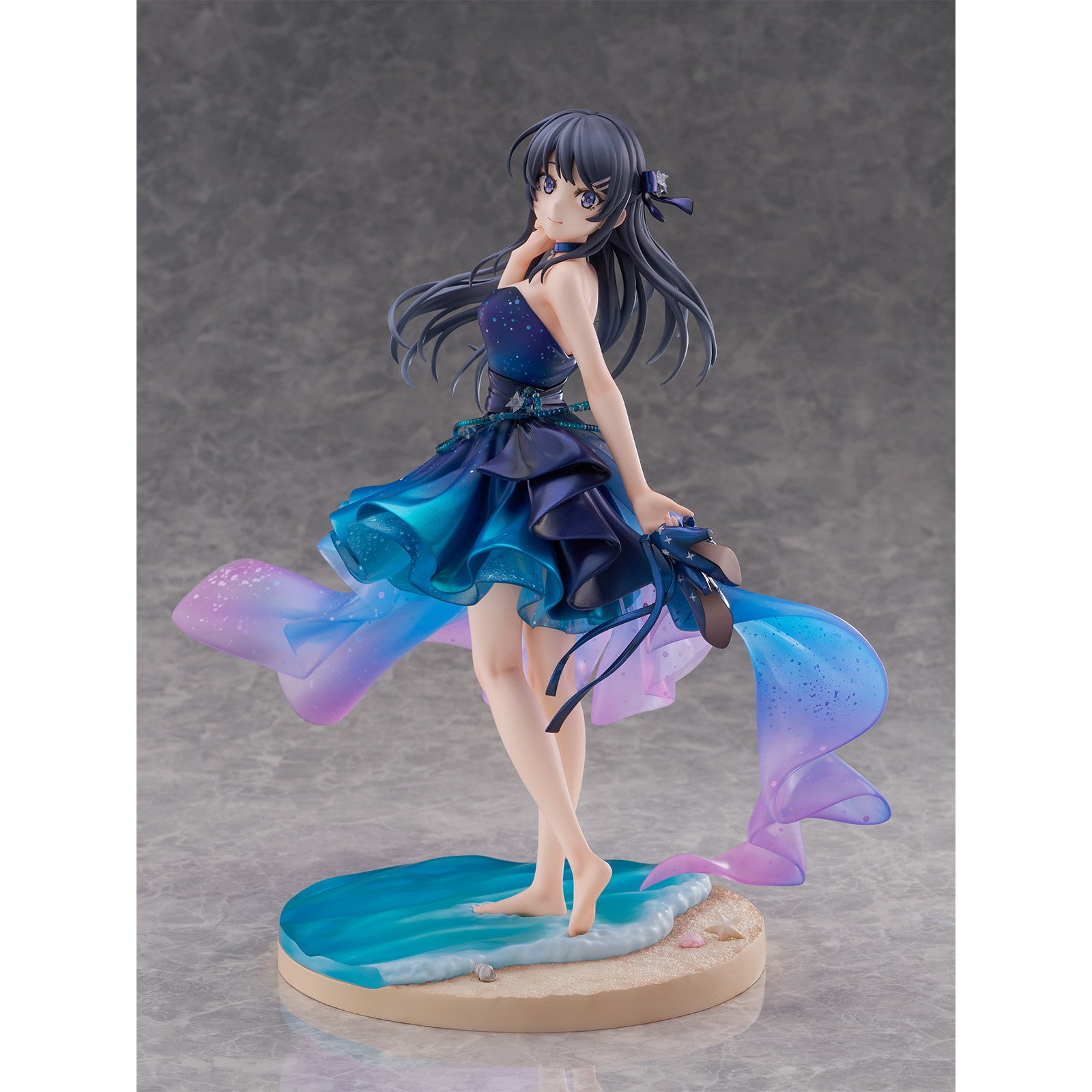 【新品即納】[FIG] SHIBUYA SCRAMBLE FIGURE 桜島麻衣(さくらじままい) -Starry Dress Ver.- 青春ブタ野郎はバニーガール先輩の夢を見ない 1/7 完成品 フィギュア CyberZ(20260220)