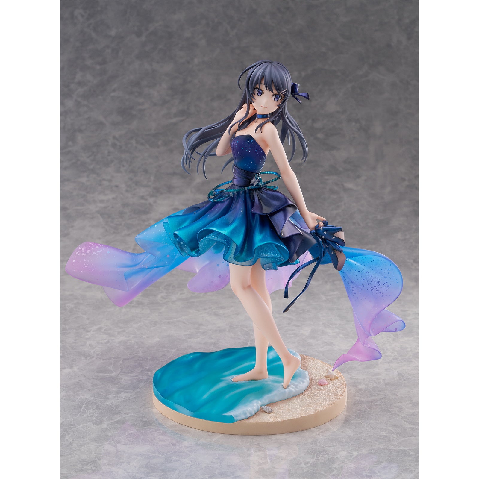 【新品即納】[FIG] SHIBUYA SCRAMBLE FIGURE 桜島麻衣(さくらじままい) -Starry Dress Ver.- 青春ブタ野郎はバニーガール先輩の夢を見ない 1/7 完成品 フィギュア CyberZ(20260220)